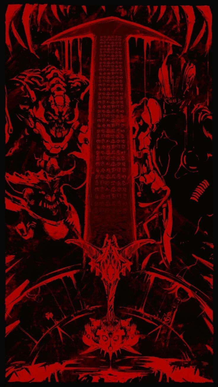 736x1307 Crucible doom wallpaper. Doom wallpaper black and white, Doom lock screen, Doom 2016 wallpaper