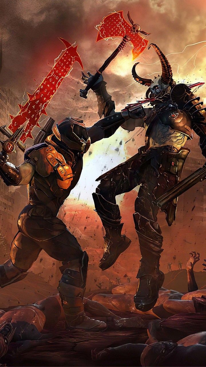 720x1280 Epic Doom Battle. Doom slayer vs icon of sin, Doom crucible wallpaper, Doom eternal slayer wallpaper