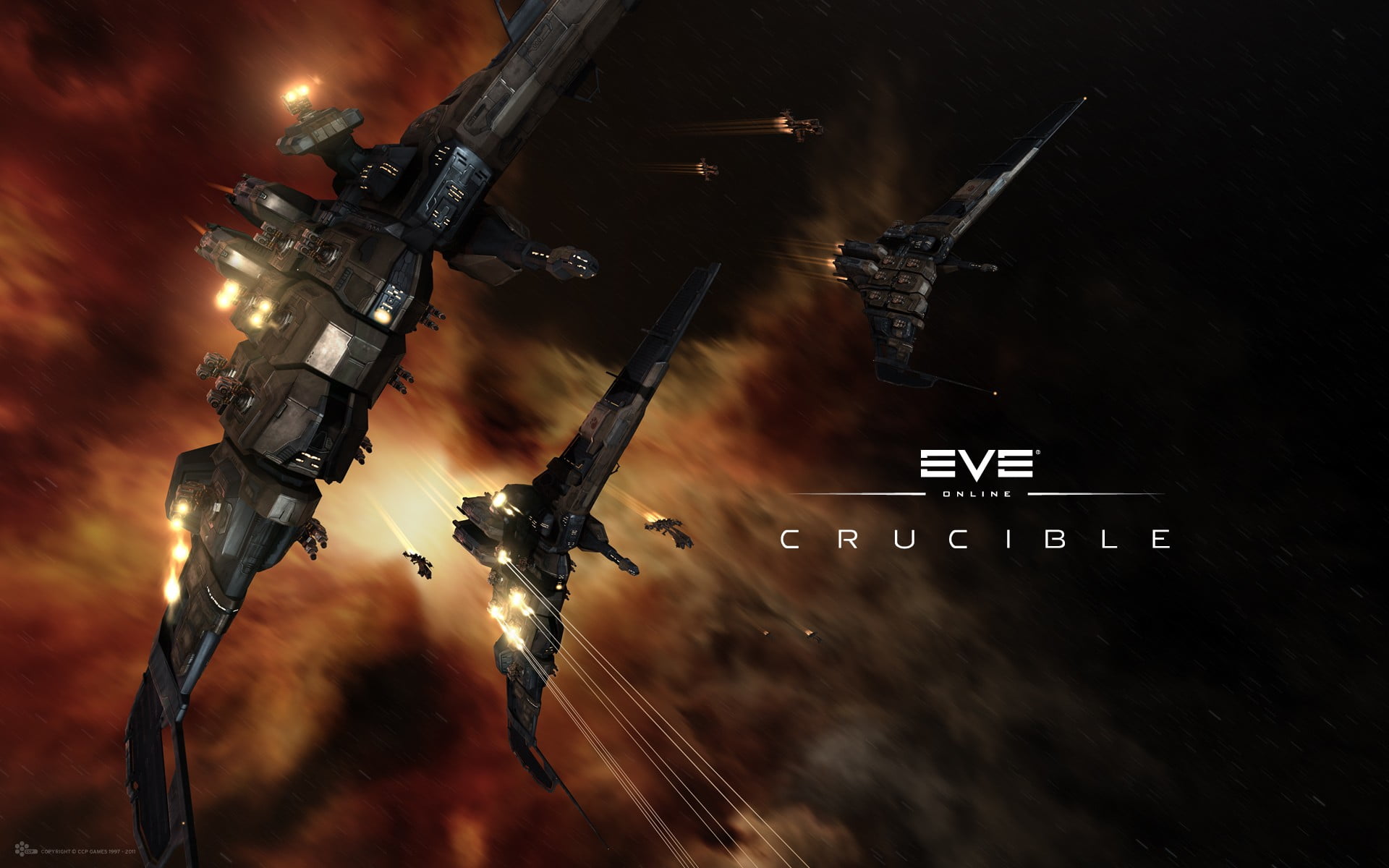 1920x1200 EVE Crucible game poster, EVE Online, space, spaceship, Minmatar HD wallpaper