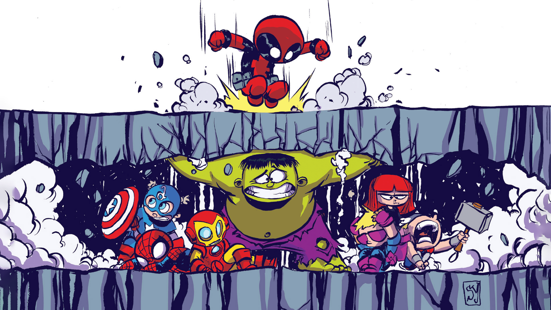 1920x1080 Skottie Young Wallpaper