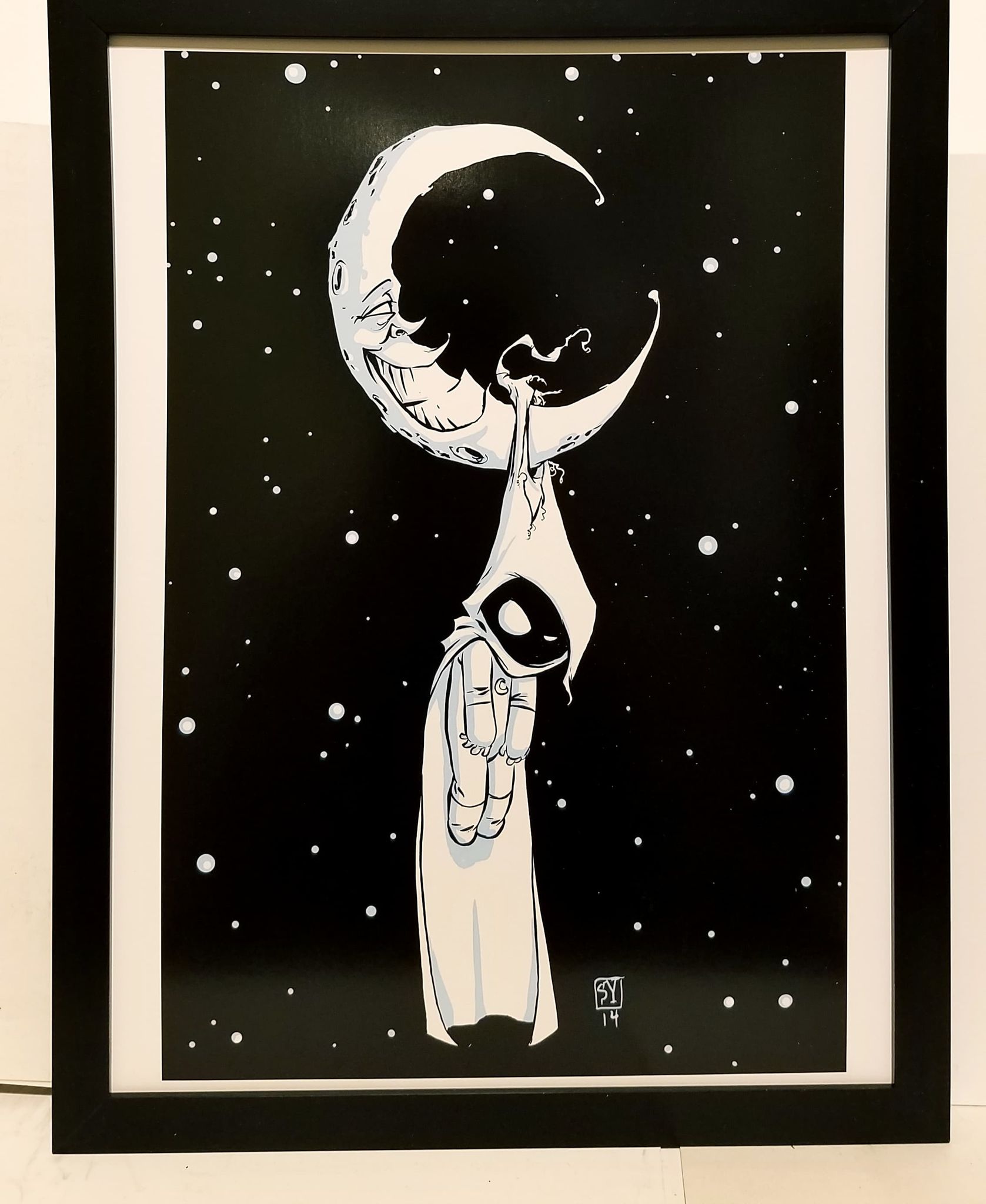 1677x2048 Moon Knight by Skottie Young 9x12 FRAMED Art Print Marvel Comics Poste