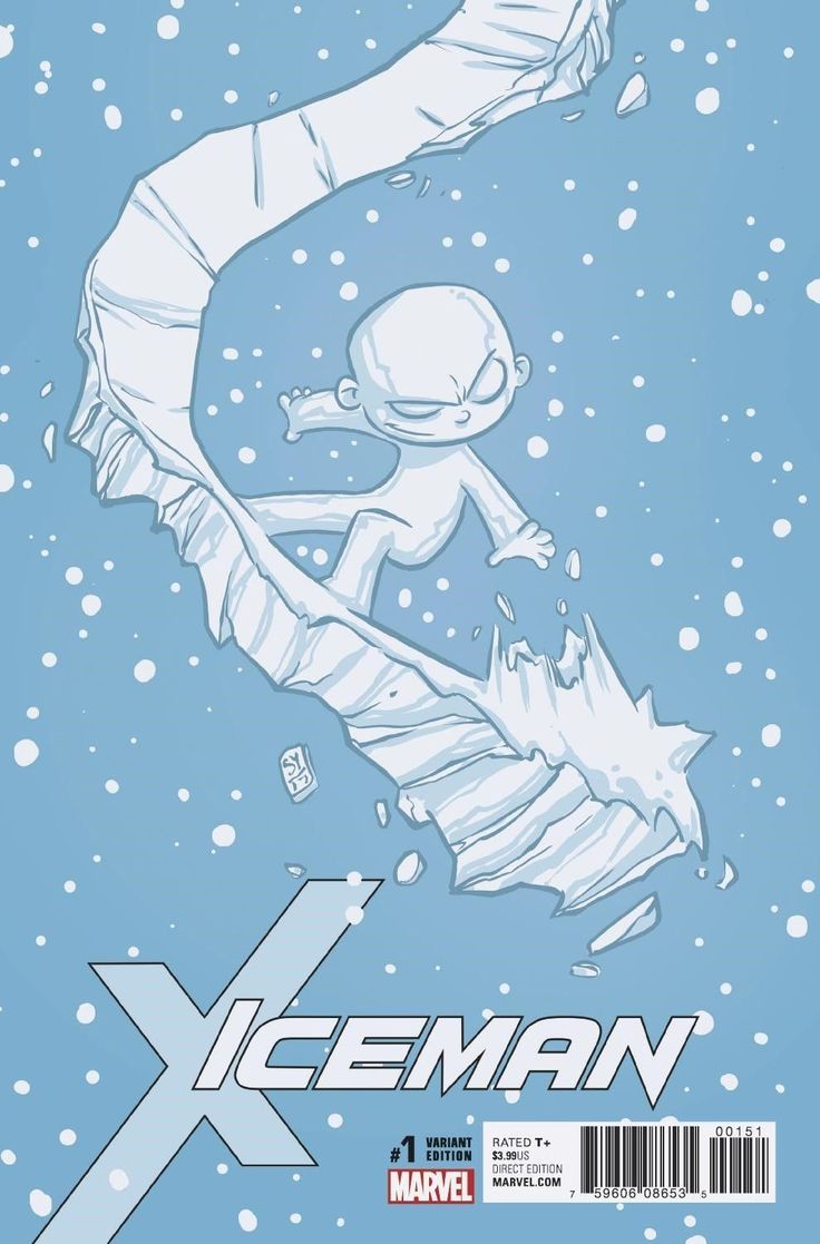 736x1117 Skottie Young Wallpaper. Iceman Design, Iceman Comic, X Men Covers
