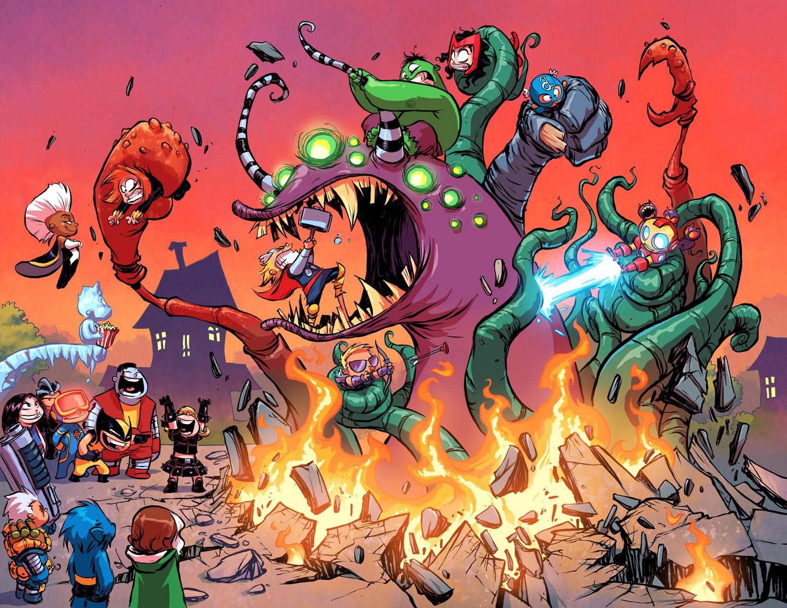 1552x1200 Blog Archive Skottie Young Rocks Warzones With Avengers Vs X Men