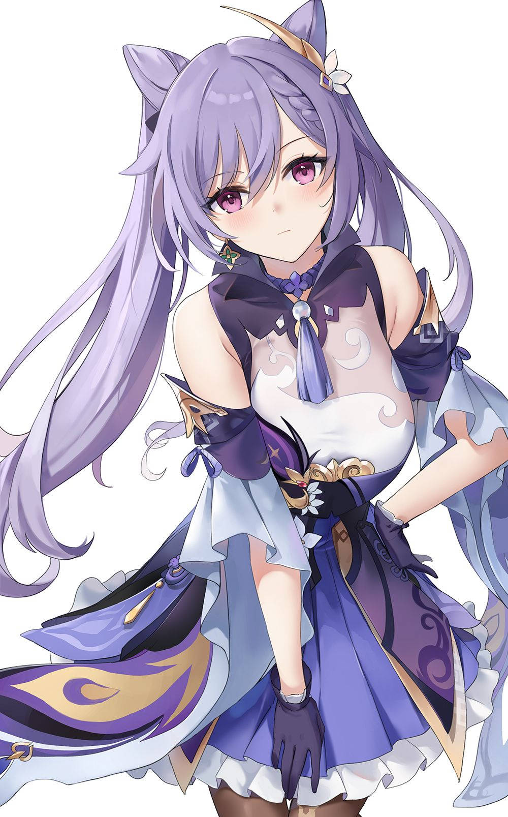1000x1607 Download Beautiful Keqing Genshin Impact Wallpaper