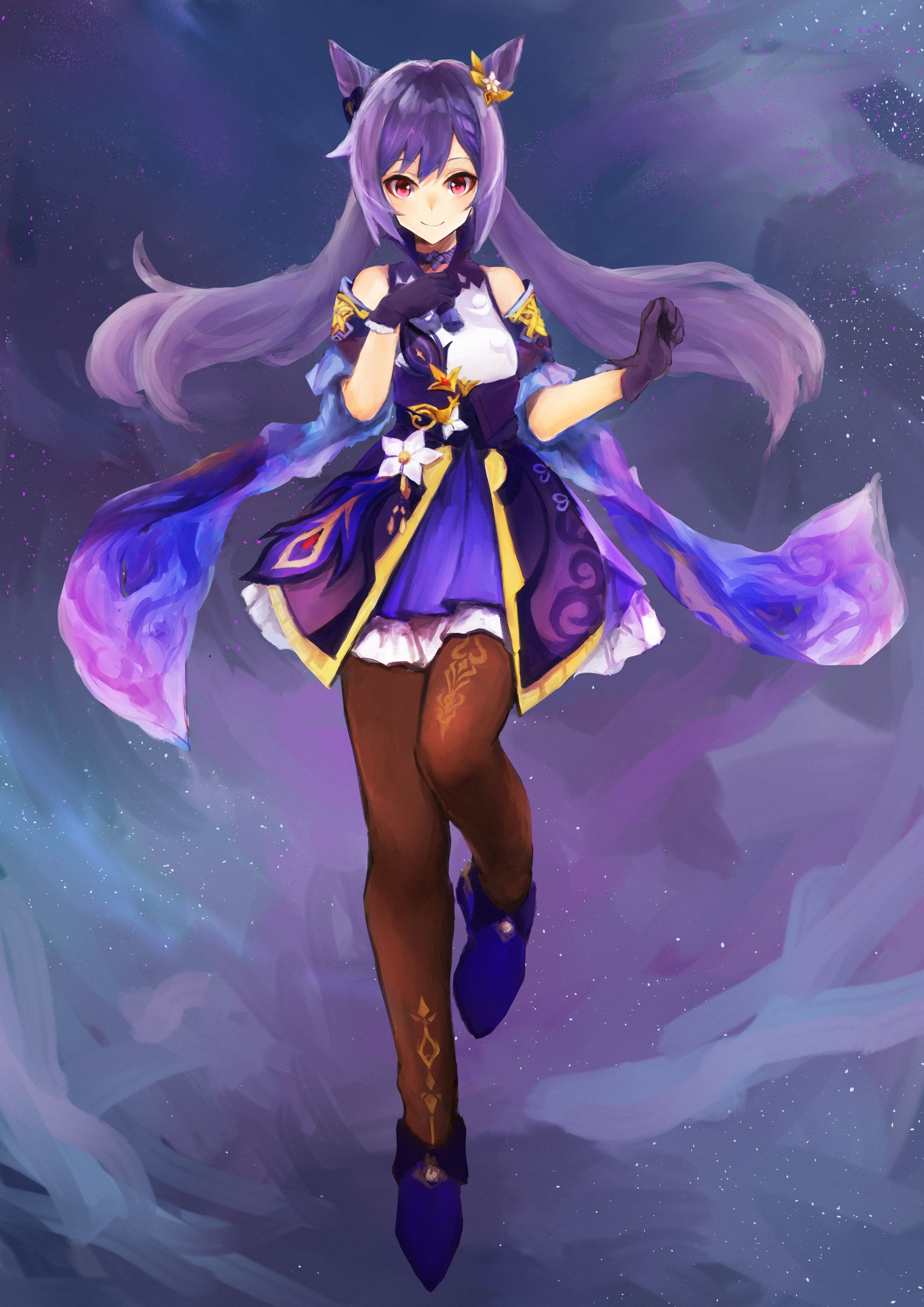2894x4093 Keqing Impact Wallpaper by Pixiv Id 16156876 Anime Image Board