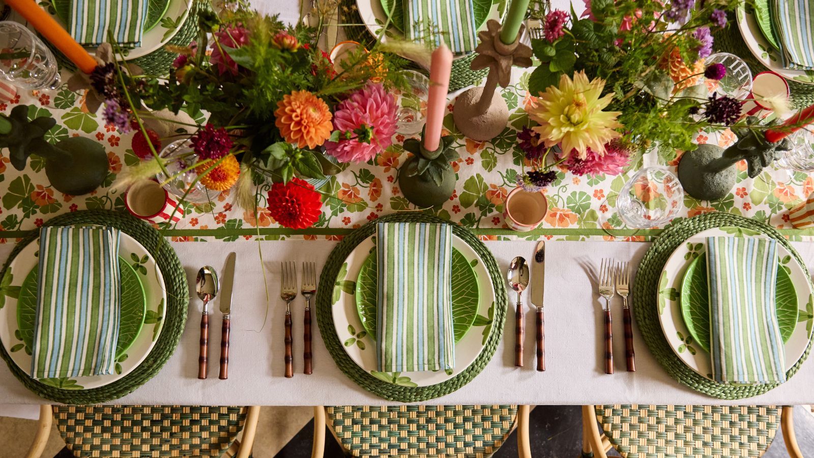 1600x900 Long table setting ideas for summer entertaining. Homes and Gardens