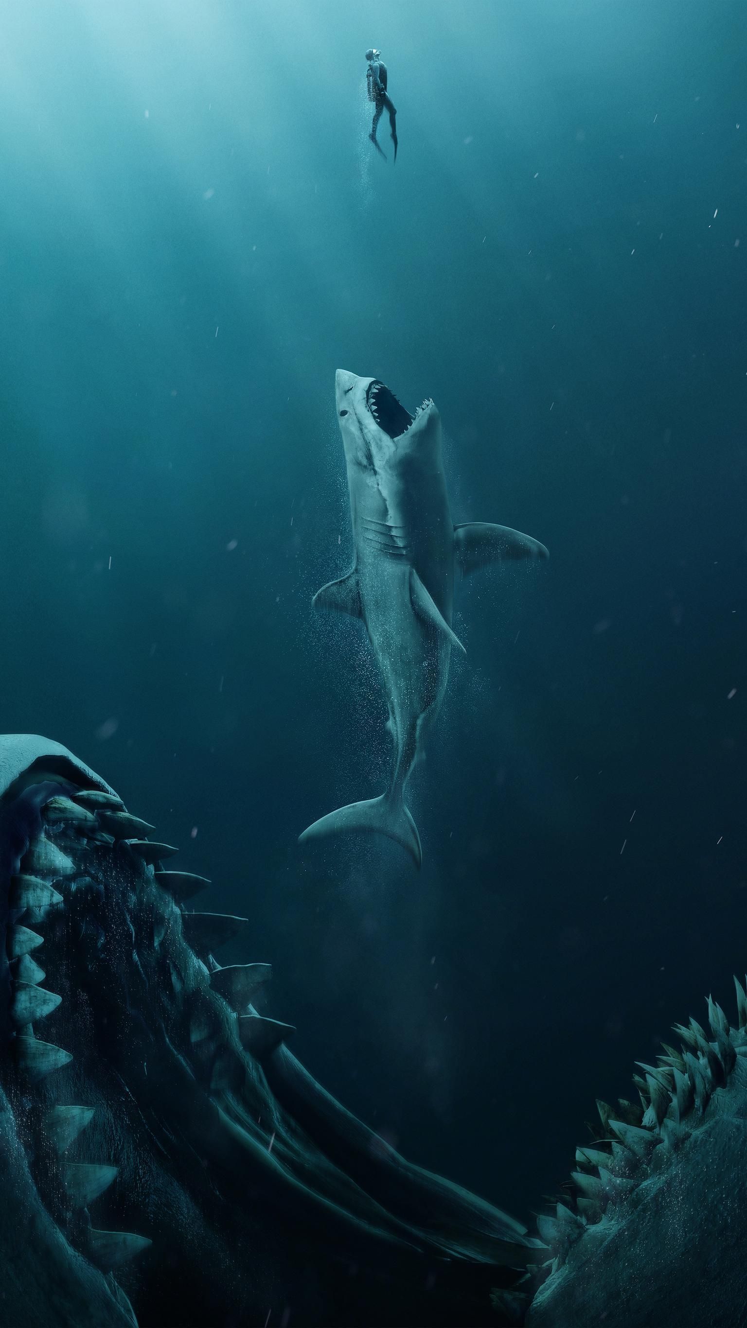 1536x2732 Monster Fish Wallpaper