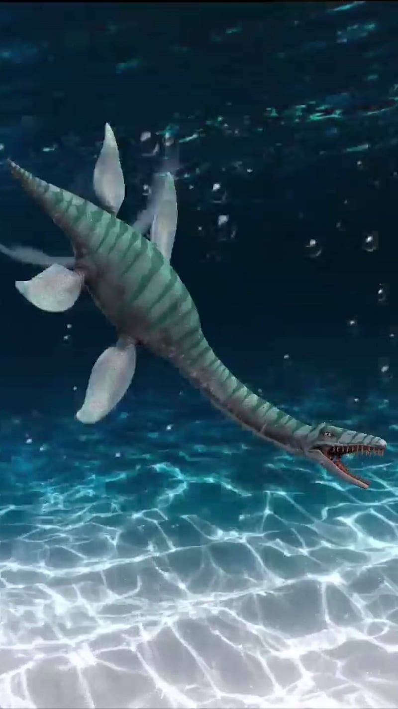 800x1422 Deep, Chris, bubbles, dinosaur, monster, ocean, HD phone wallpaper