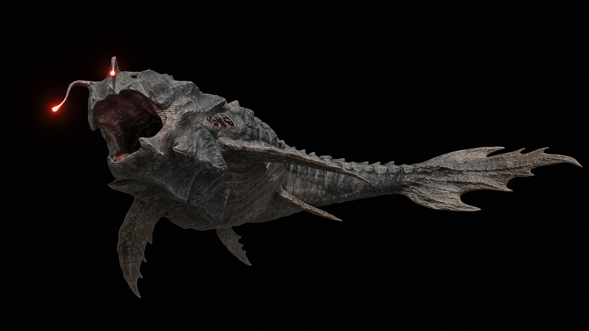 1920x1080 Alien Monster Fish (formerly Blender Market)