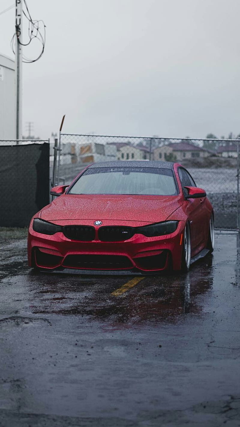 800x1423 BMW M car, coupe, f low, m power, red, tuning, vehicle, HD phone wallpaper