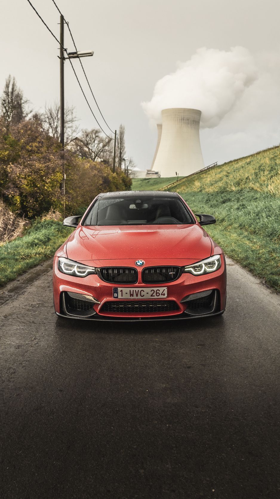938x1668 Download Wallpaper 938x1668 Bmw M Bmw, Car, Red, Front View Iphone 8 7 6s 6 For Parallax HD Background