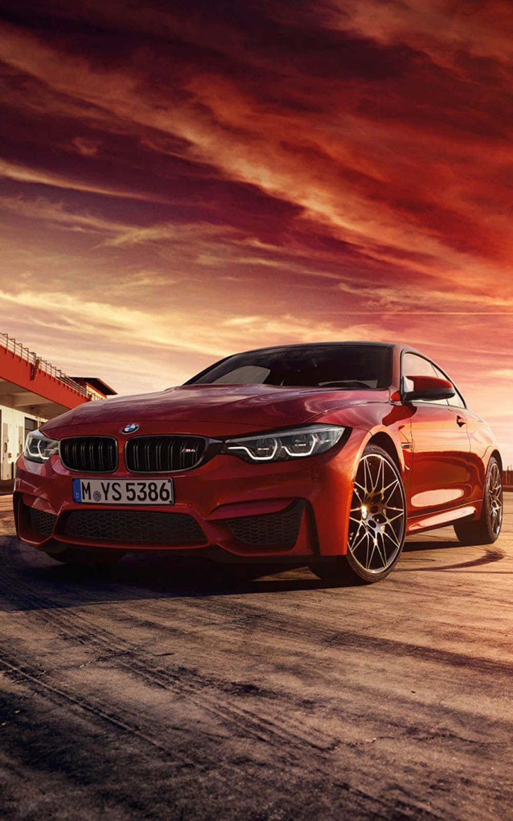 1000x1600 Download Red Pixel 3 BMW M4 Background