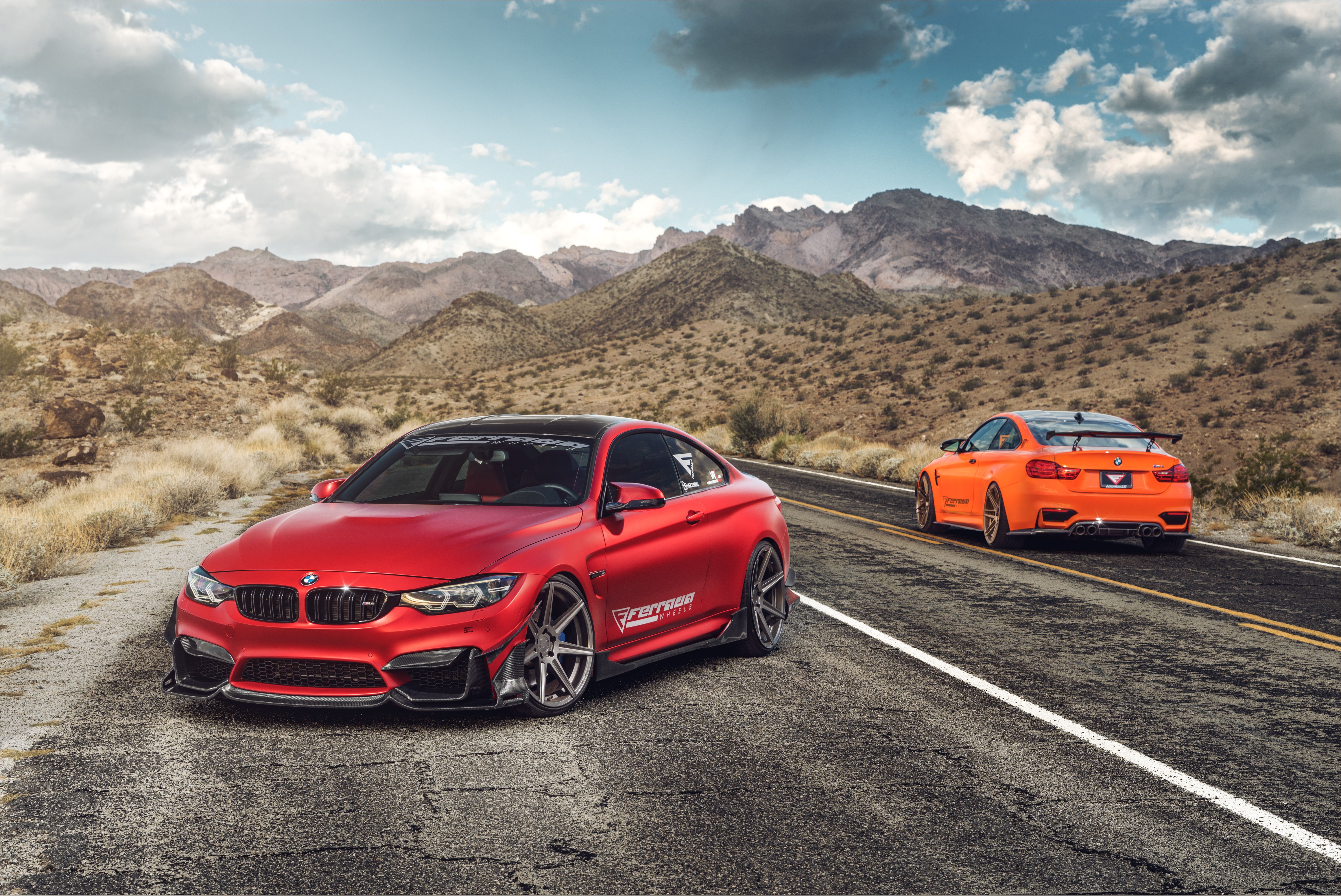7319x4889 Free road, auto, red 6K wallpaper for desktop and phone