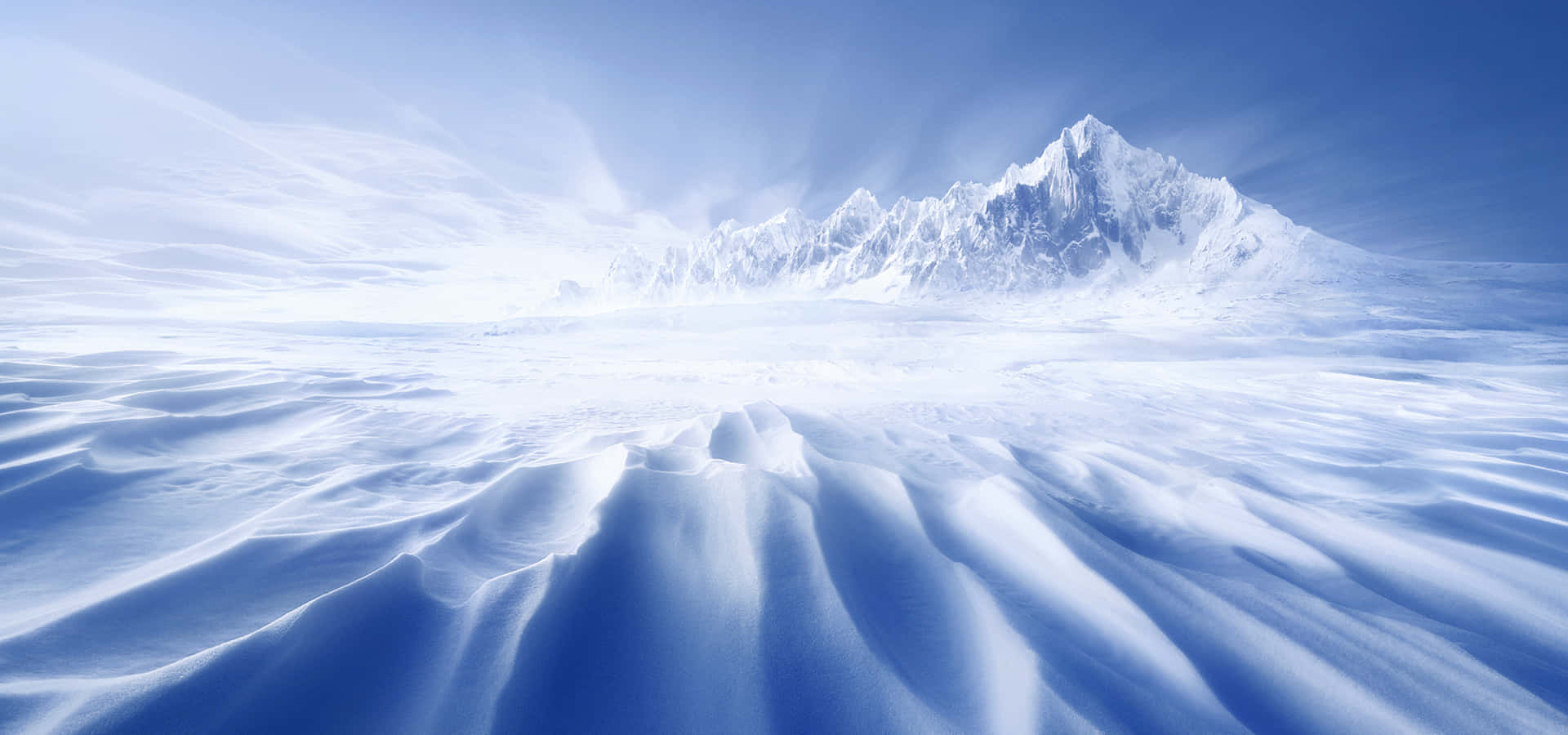 1920x900 Icy Blue Wallpaper