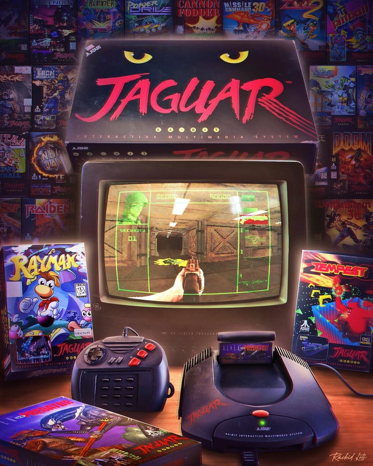 1200x1500 Atari Jaguar Tribute
