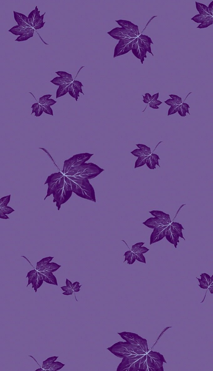 680x1182 Purple Leaves Wallpaper for Mobile Covers and Background. Sfondi scrivania, Sfondi carini, Sfondi autunno