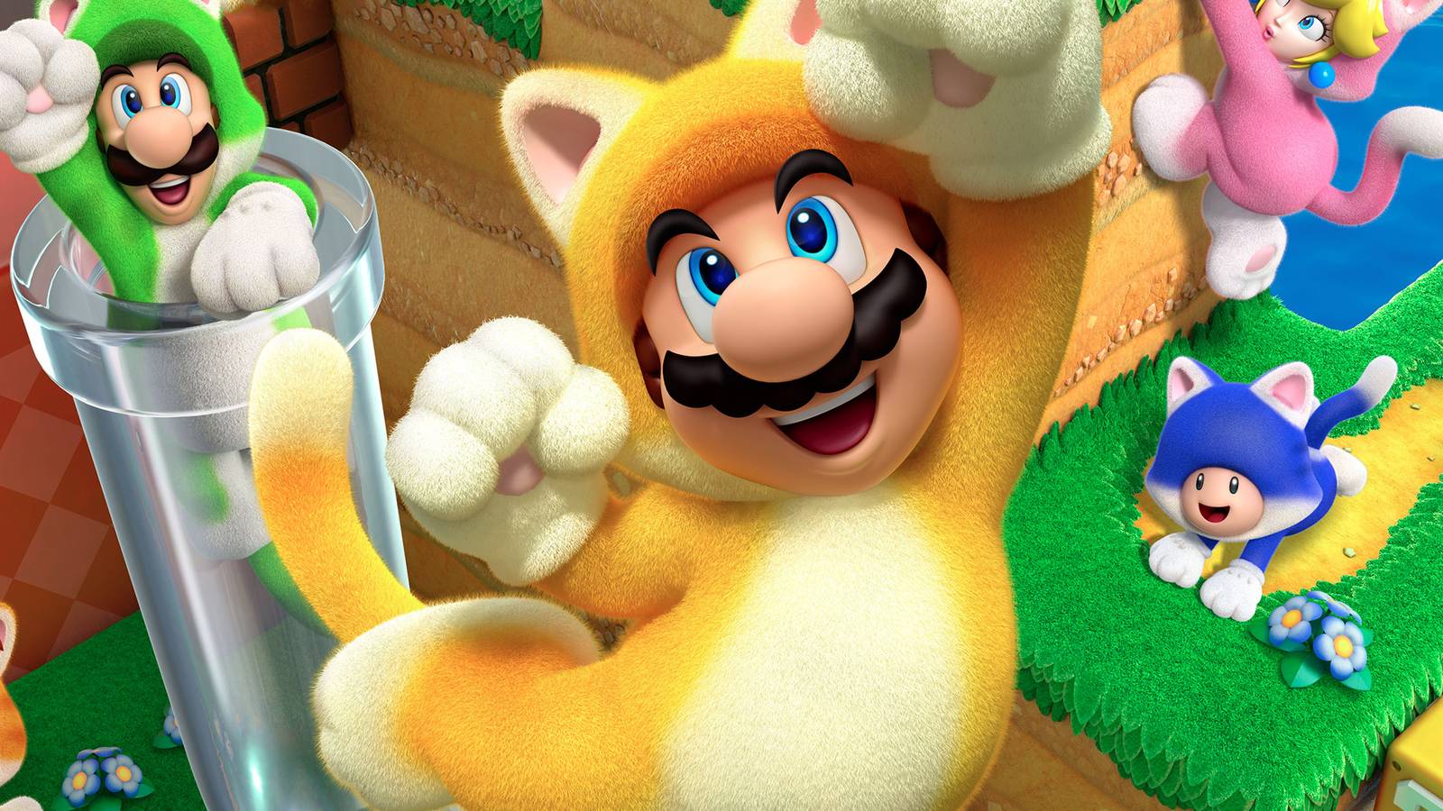 1600x900 Cat Mario, Cat Peach amiibo arrive with Super Mario 3D World for Switch