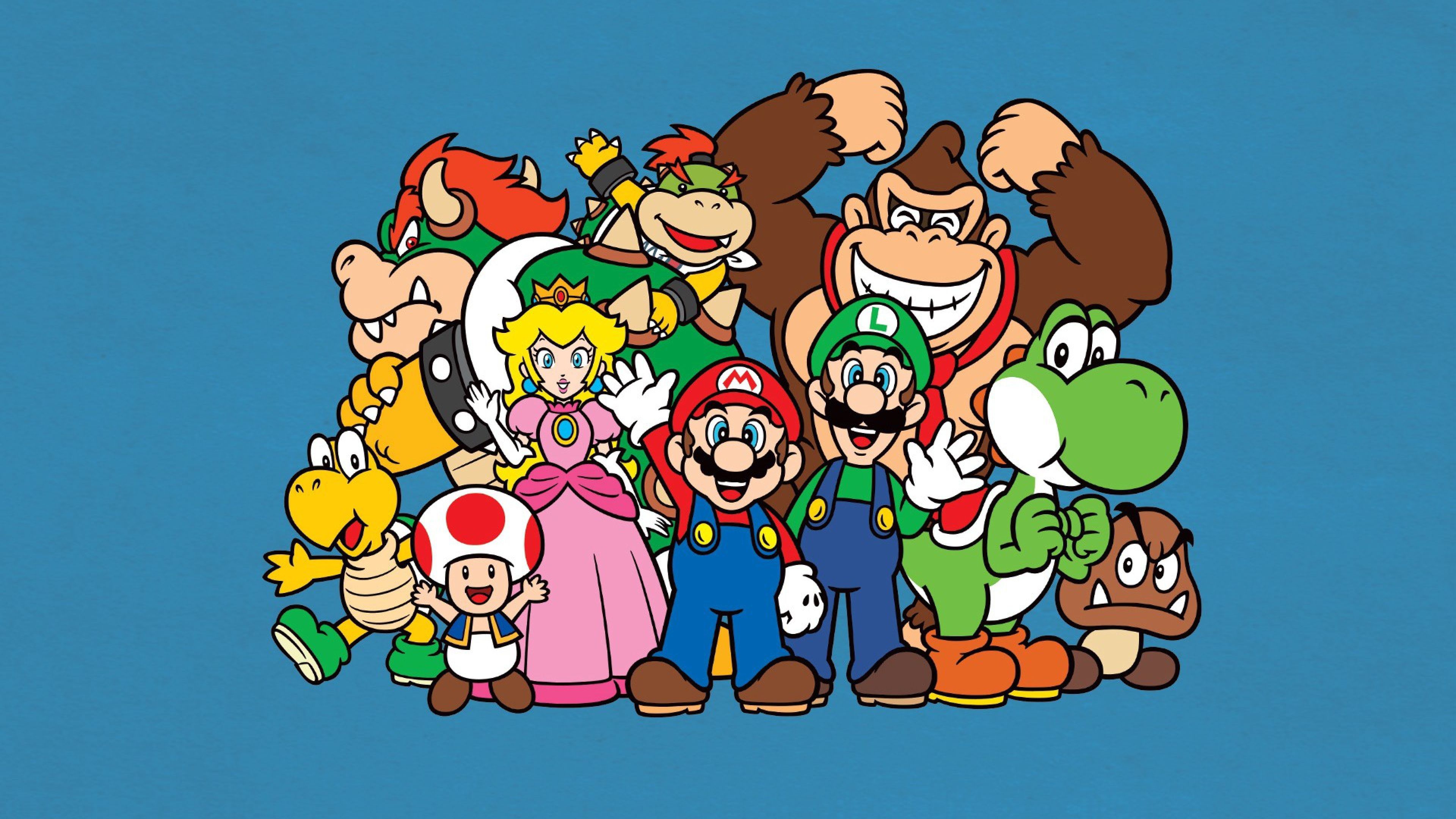 3840x2160 Mario Bros. Wallpaper