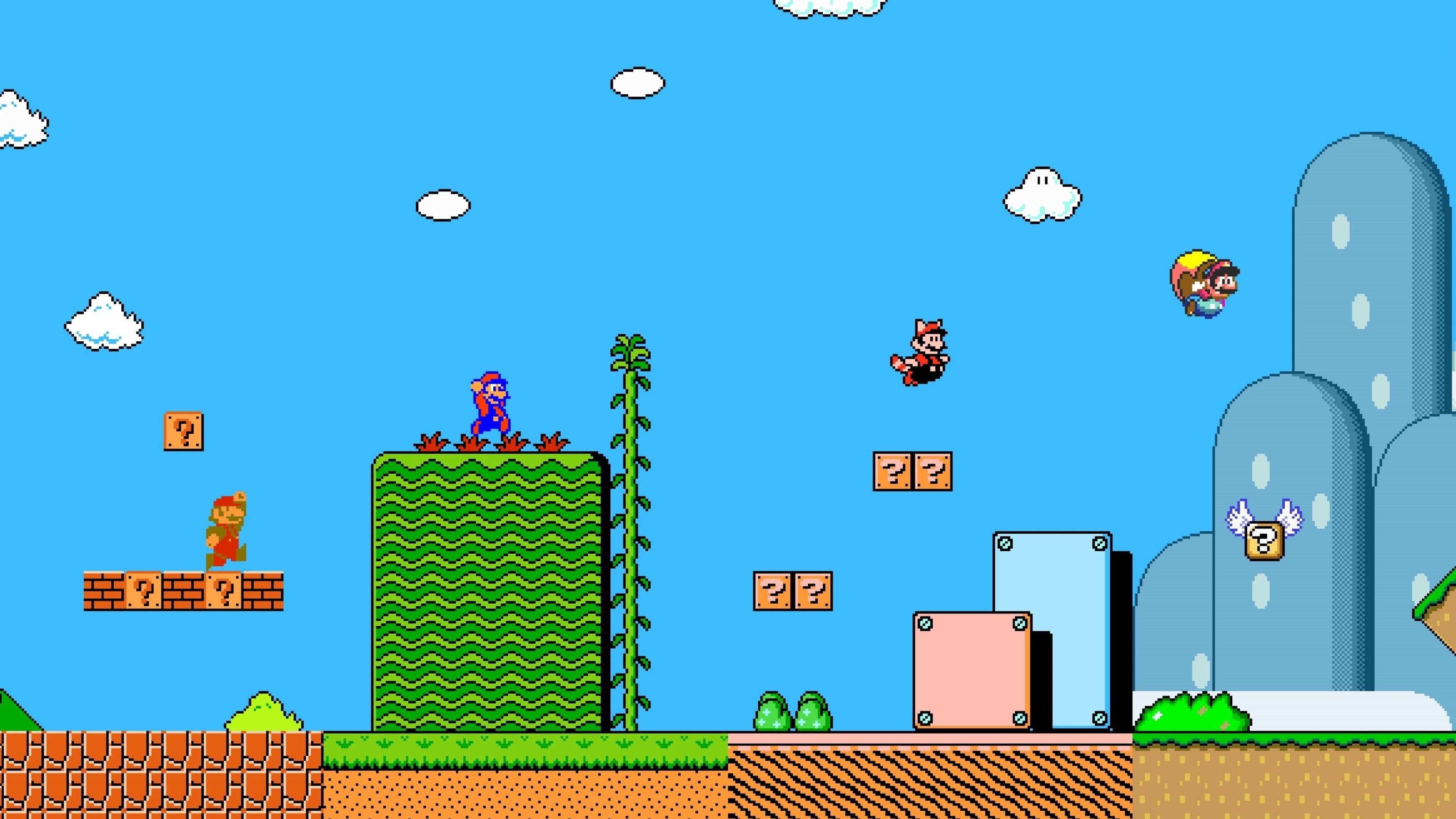 3840x2160 Mario Wallpaper