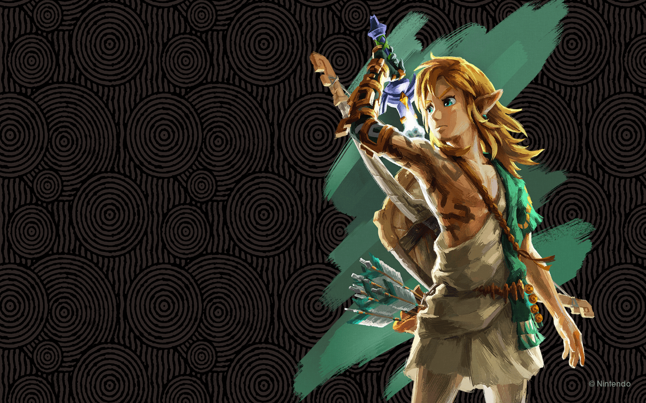 1280x800 Zelda: Tears of the Kingdom Theme Web Store