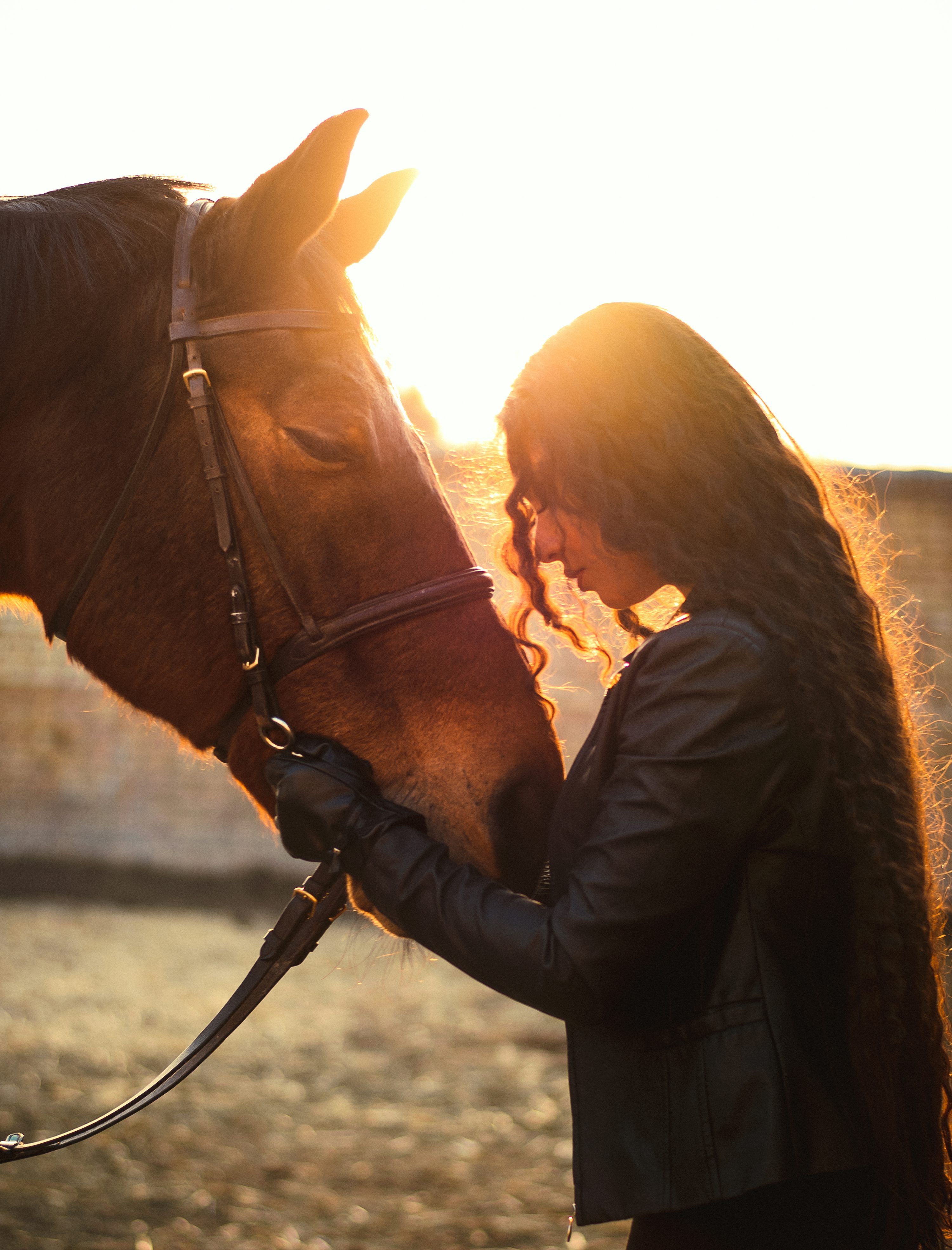 3000x3938 Girl Horse Picture. Download Free Image