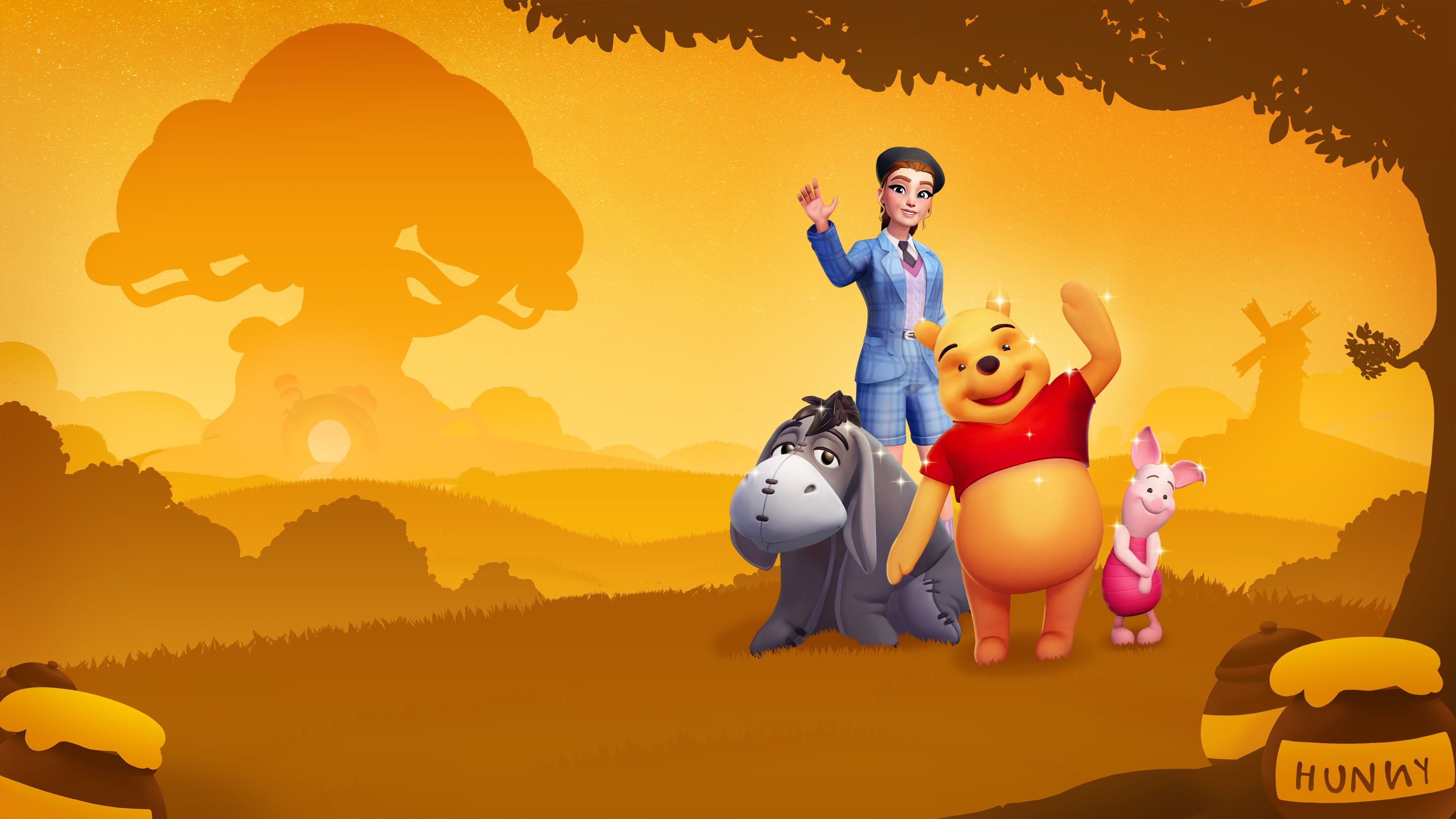 3840x2160 Disney Dreamlight Valley: Honeyglow Woods