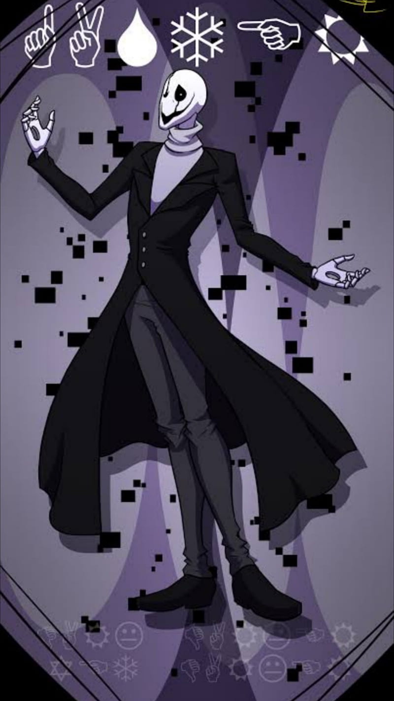 800x1422 Undertale, gaster, HD phone wallpaper
