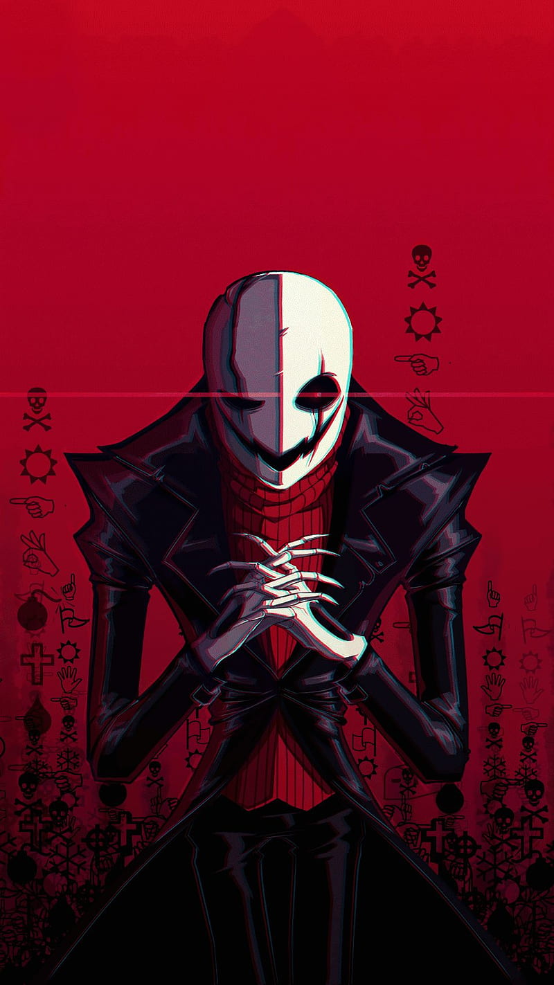 800x1423 Gaster, assassins, undertale, HD phone wallpaper