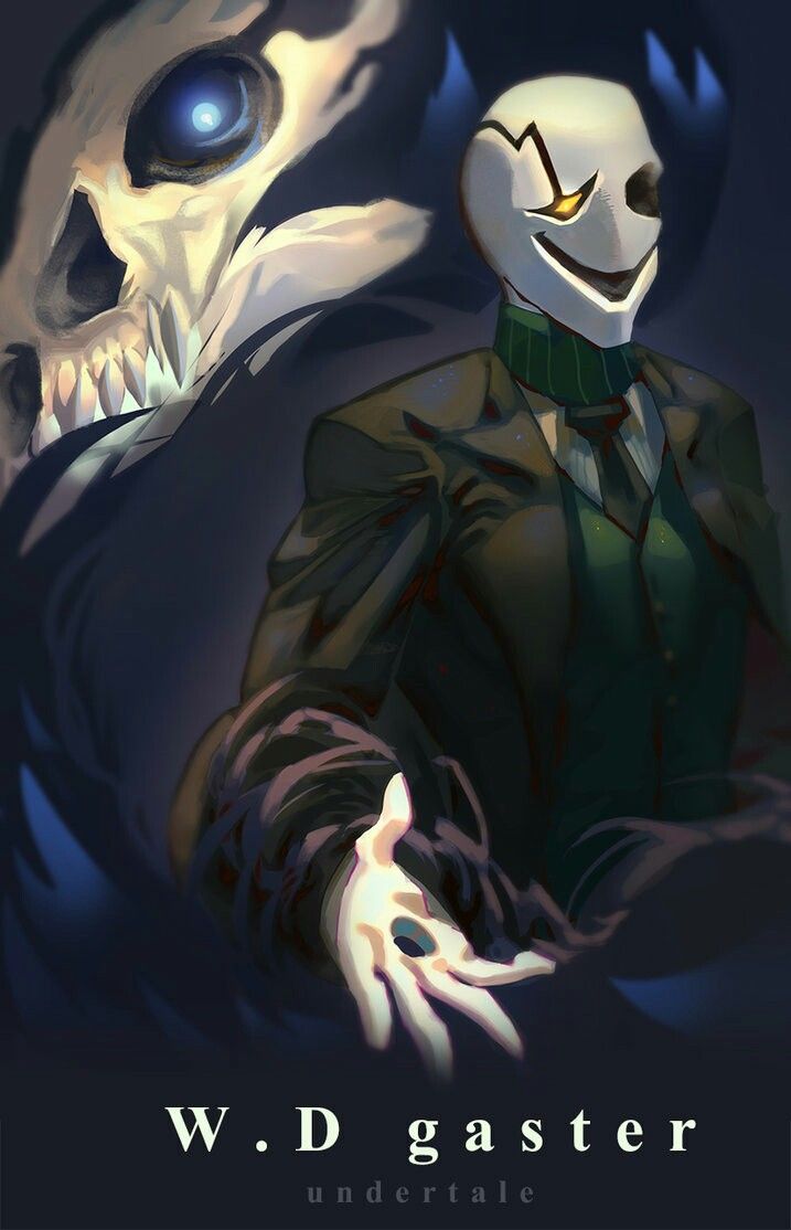 717x1114 Gaster Wallpaper. Gaster undertale fanart, Undertale art, Undertale sans