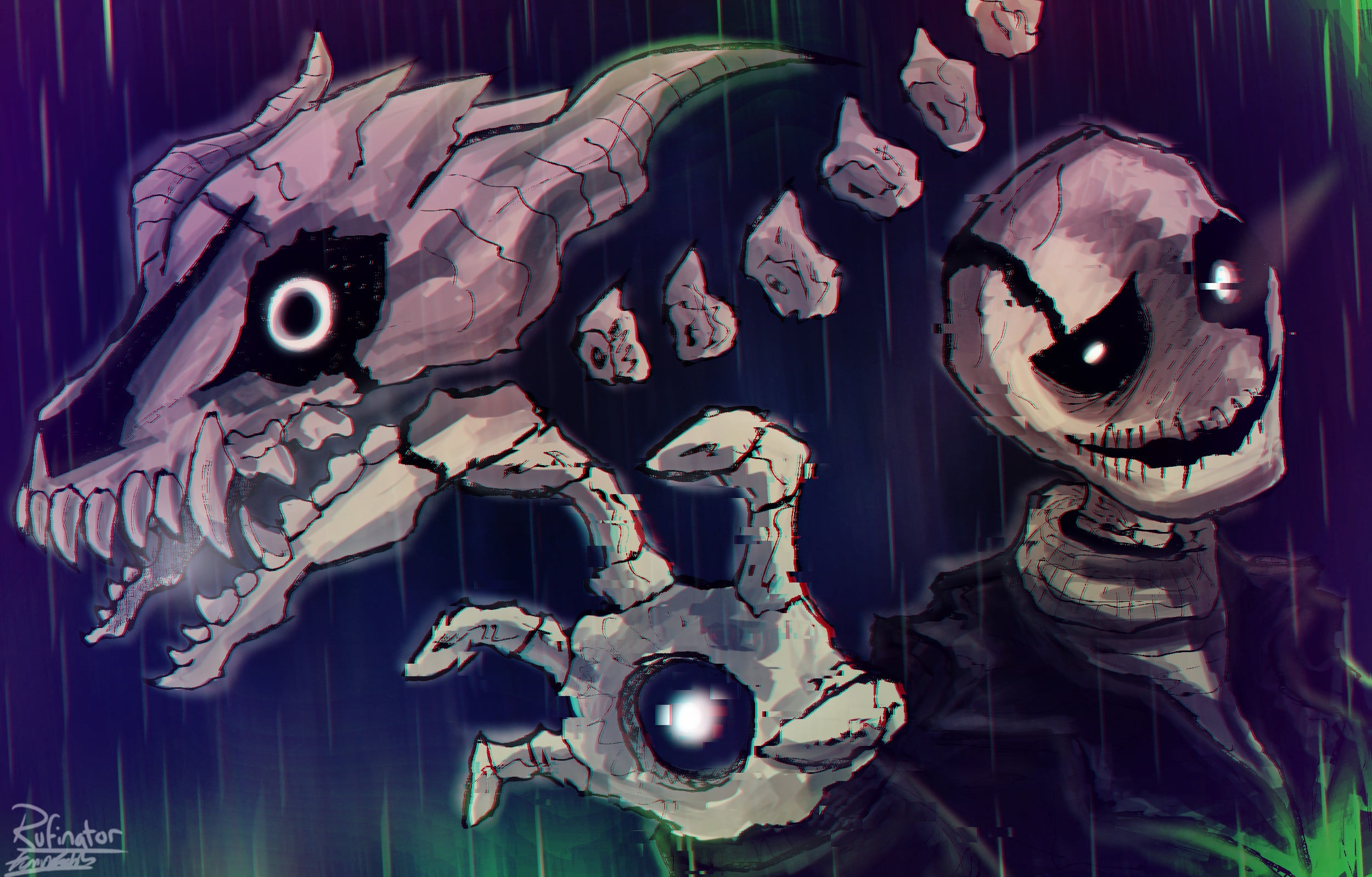 2500x1599 Animated characters, Undertale, W.D Gaster, indie games HD wallpaper