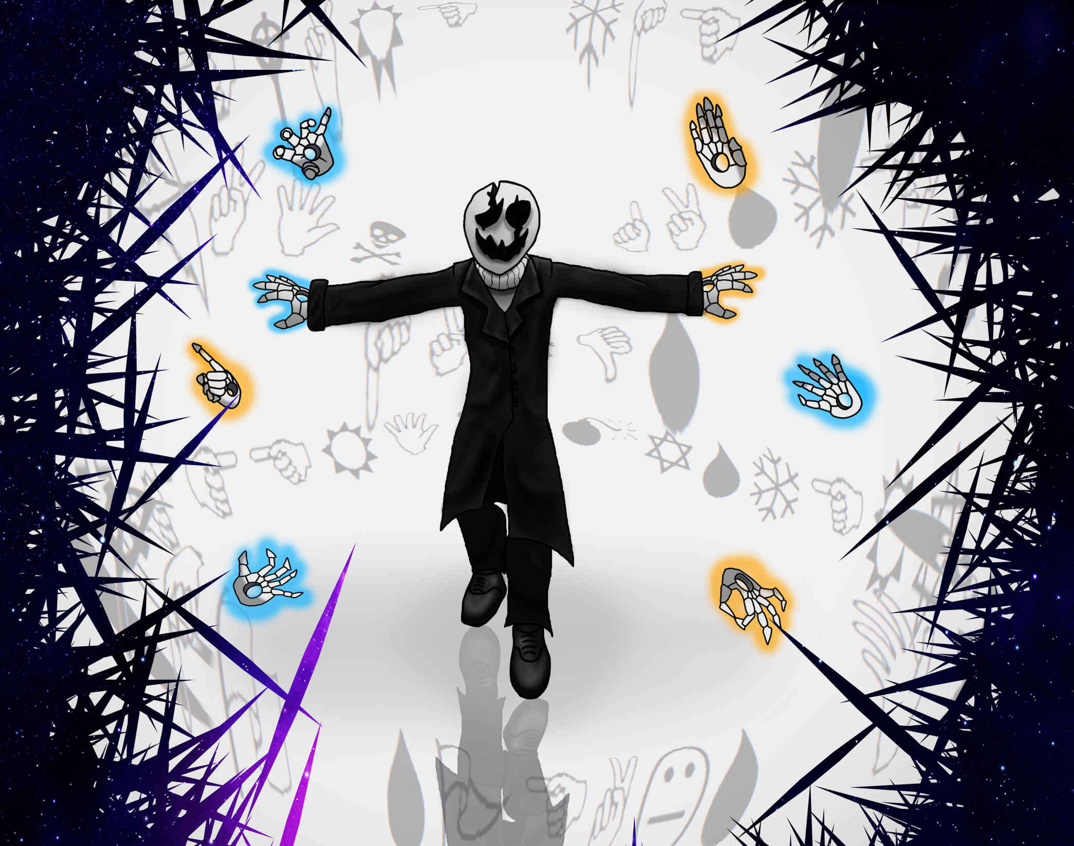 2089x1645 Reality Tearing At The Seams (Gaster Drawing) TTV Message Boards