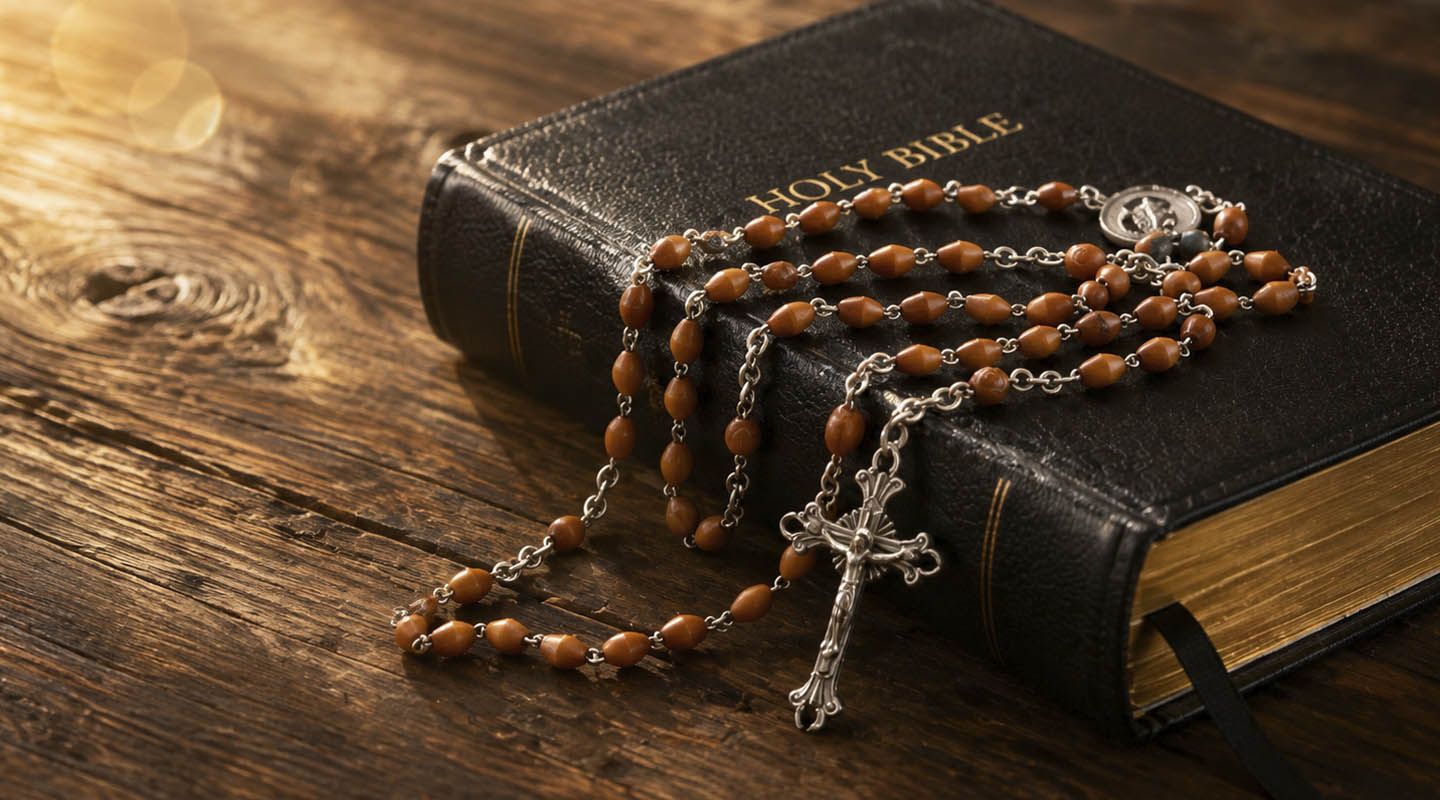 1440x800 Mysteries of the Rosary. Joyful, Luminous, Sorrowful & Glorious