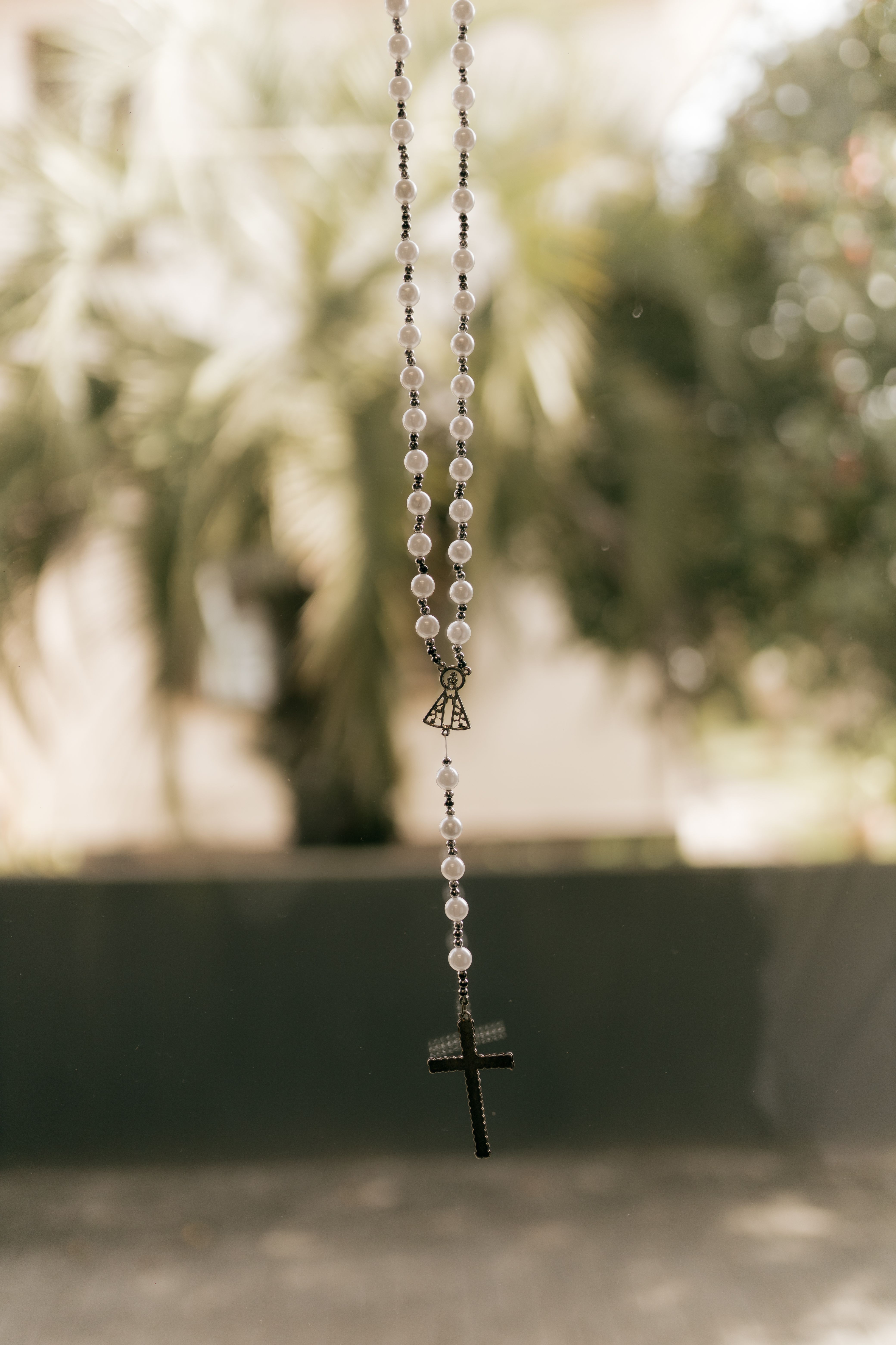 4160x6240 Elegant Rosary Beads Hanging Outdoors · Free