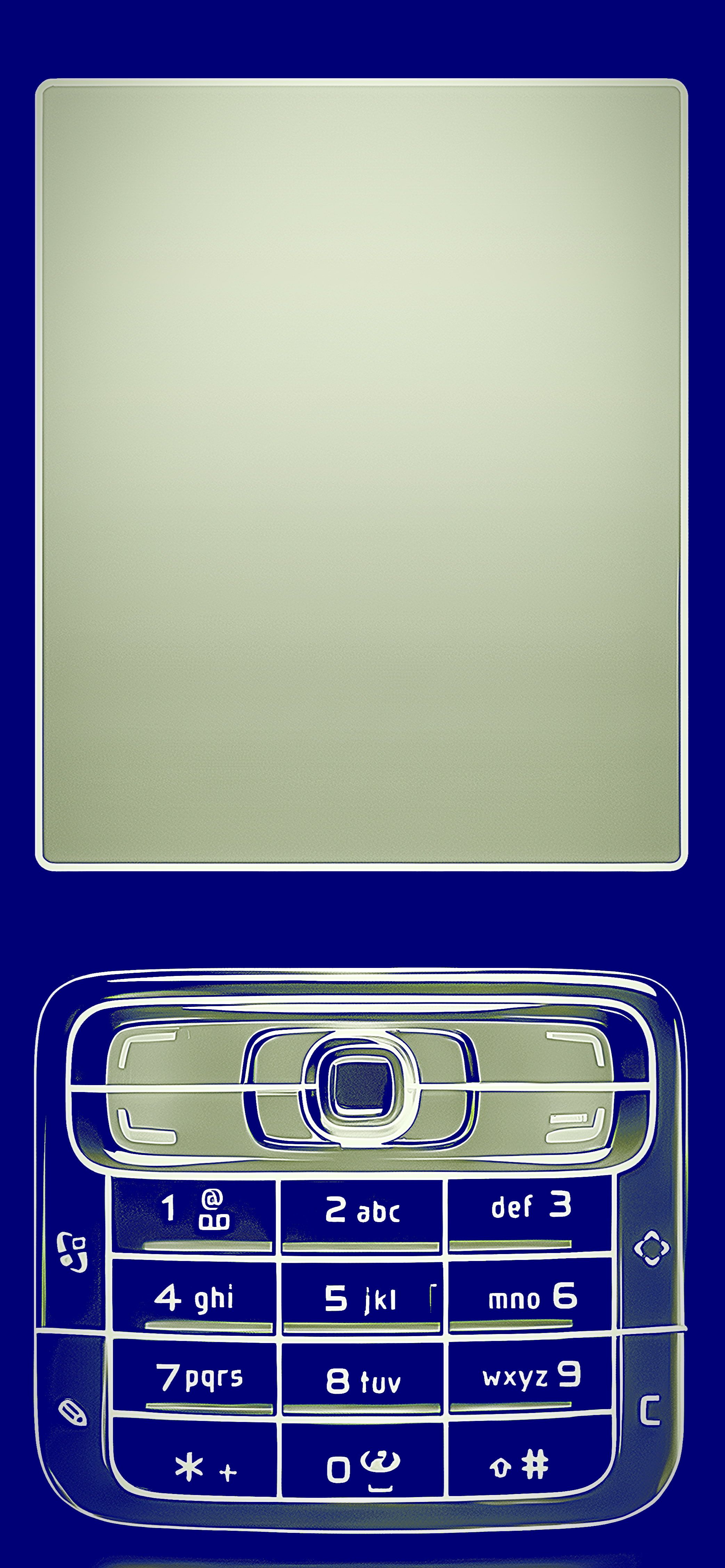 2086x4510 Nokia Feature Phone Inspired Wallpaper For IPhone