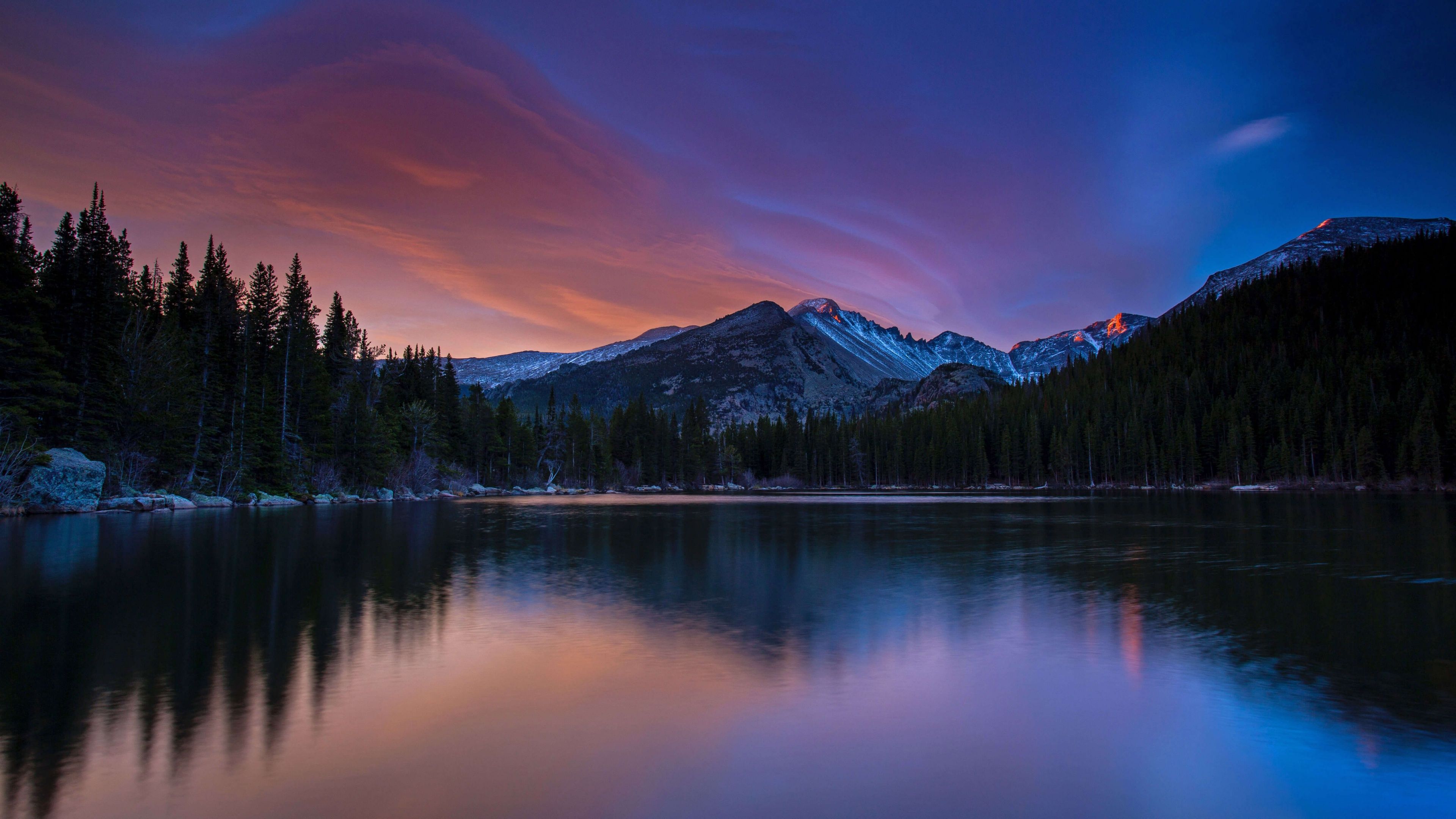 3840x2160 Bear Lake Wallpaper 4K, Colorado