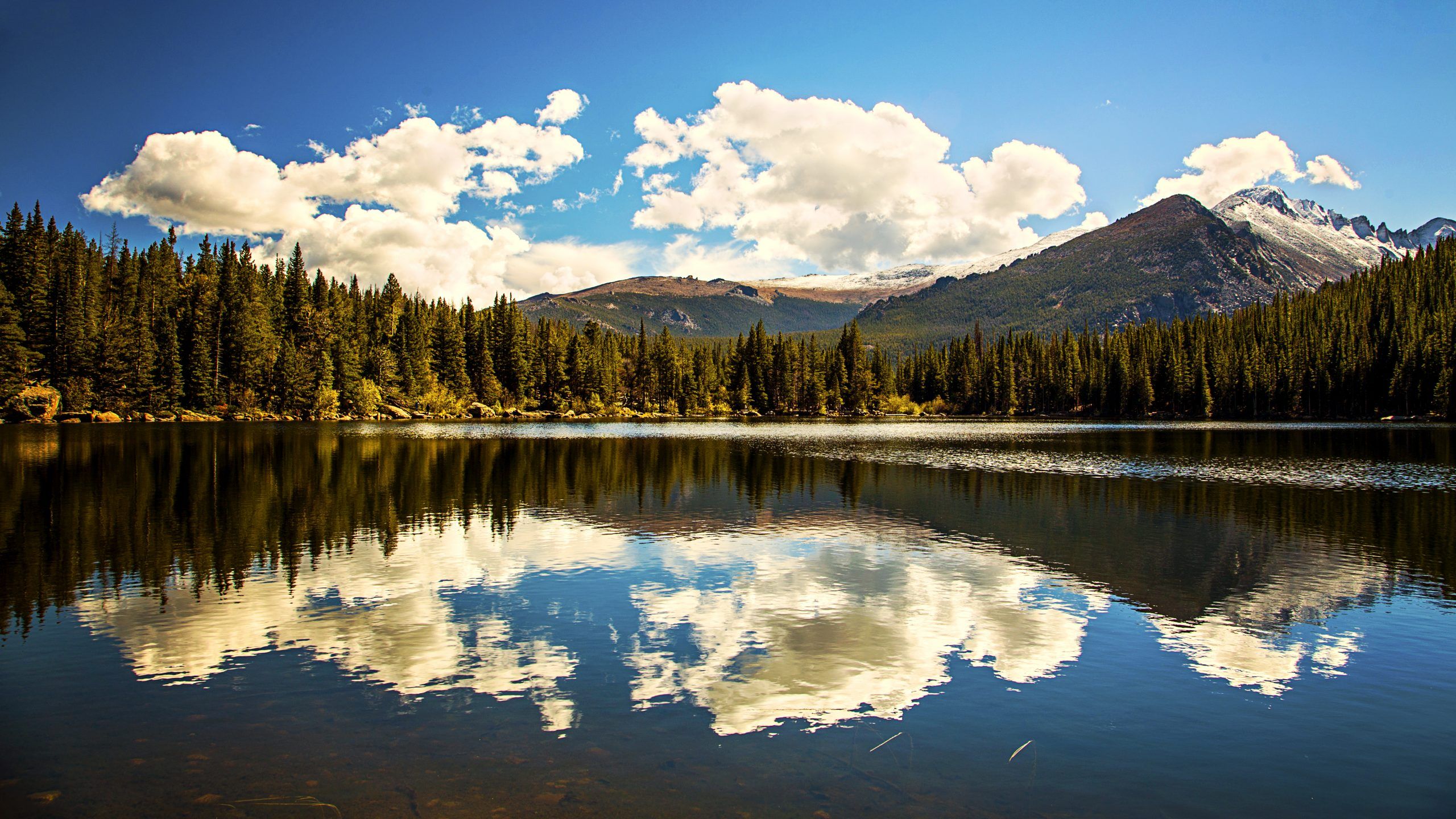 2560x1440 A Scene at Colorado's Bear Lake