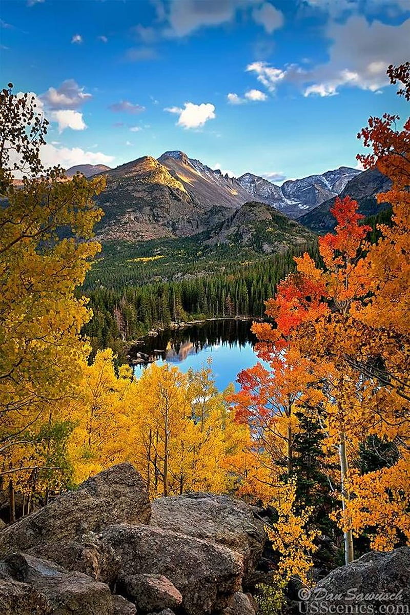 800x1200 Bear lake, colorado, rocky mountain, HD phone wallpaper