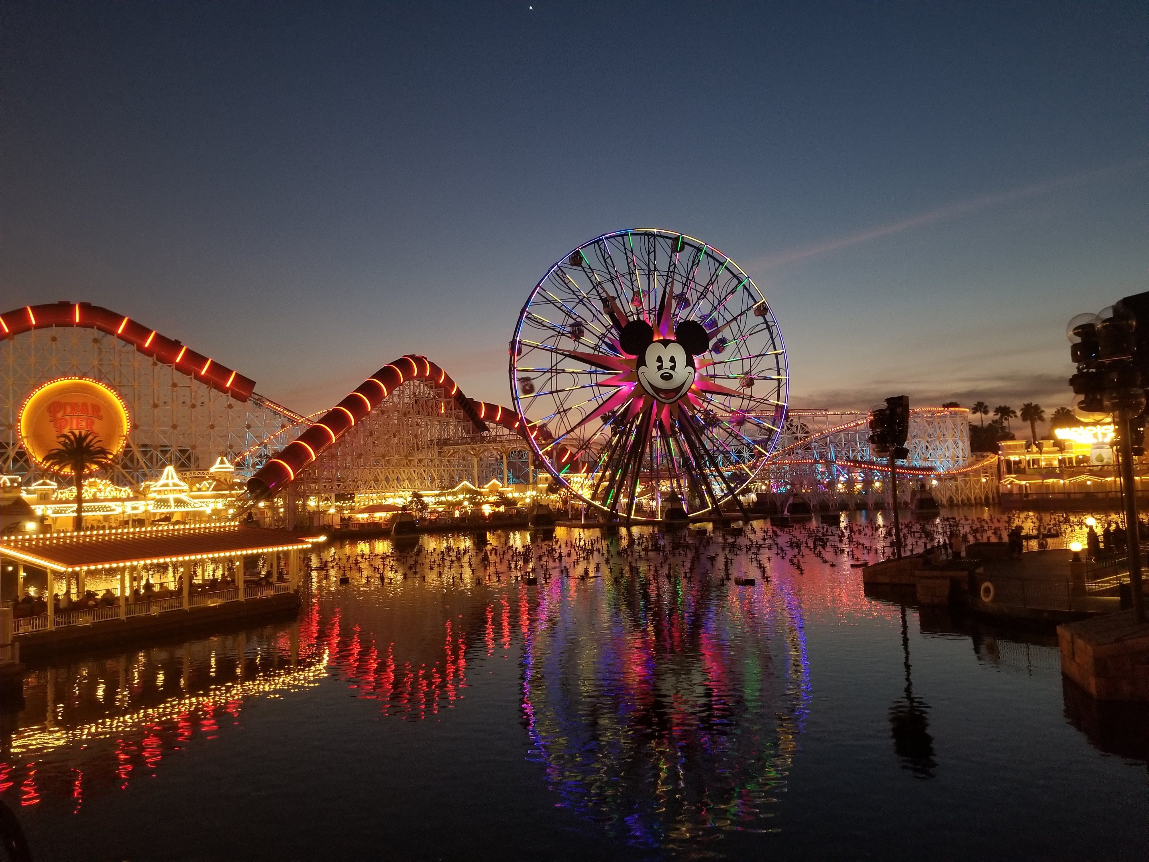 4032x3024 The Pixar Pier in Disneyland Drive California, USA · Free