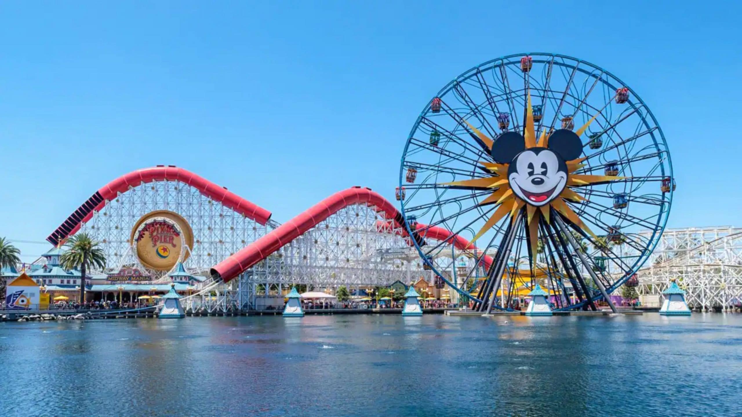 2560x1440 Pixar Pier Land in Disney California Adventure Park