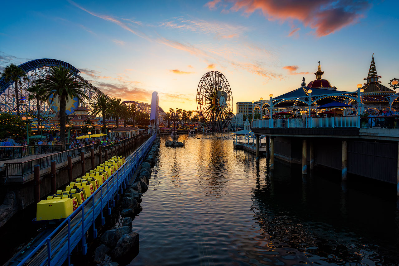 1280x854 Sunset on Paradise Pier