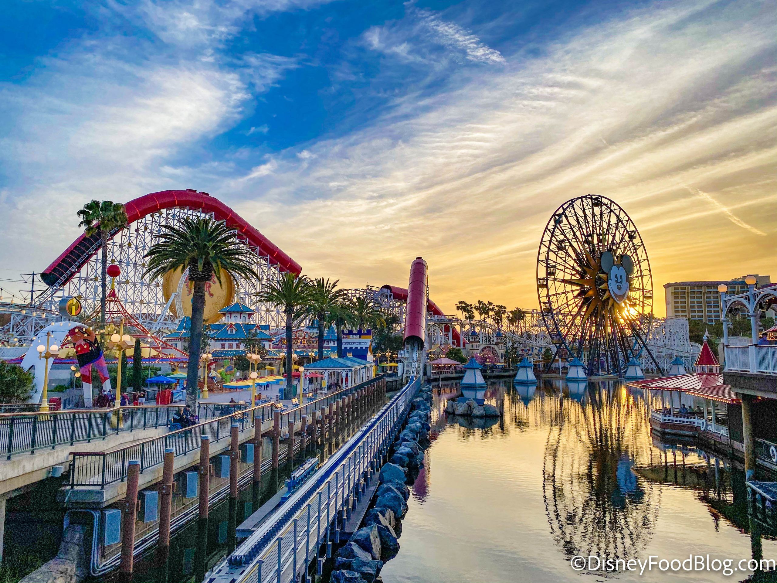 2560x1920 Dlr 2021 Disneyland Resort Disney California Adventure Pixar Pier General Stock Sunset Atmosphere 3. The Disney Food Blog
