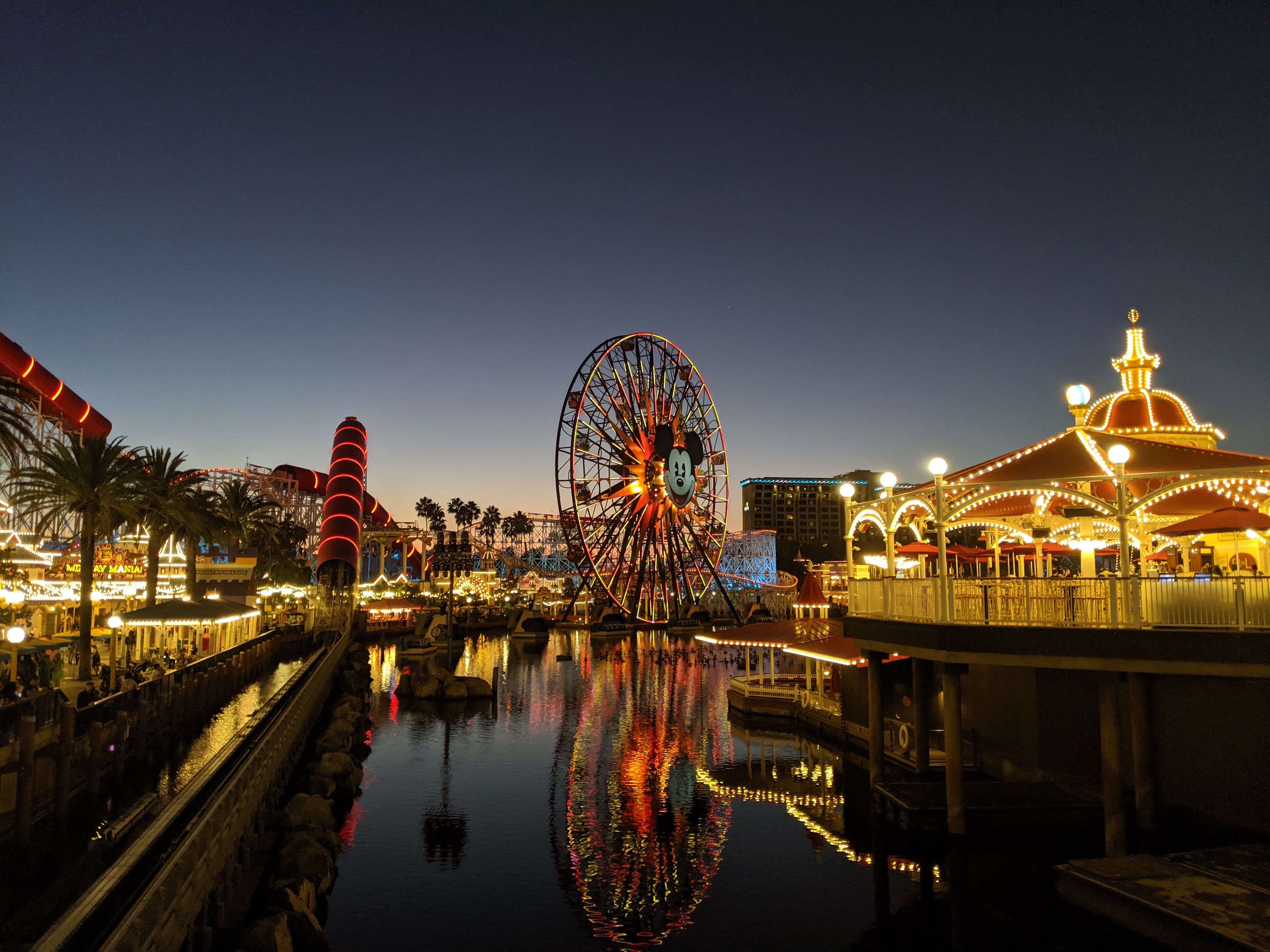 4032x3024 Pixar Pier lagoon, California Adventure, Disneyland, Anaheim, California