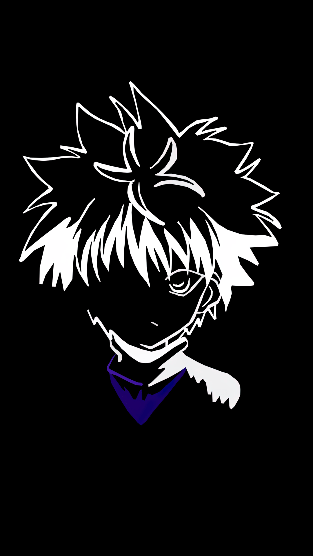 1080x1920 Killua Zoldyck Wallpaper 4K, Minimalist, 5K, Hunter x Hunter