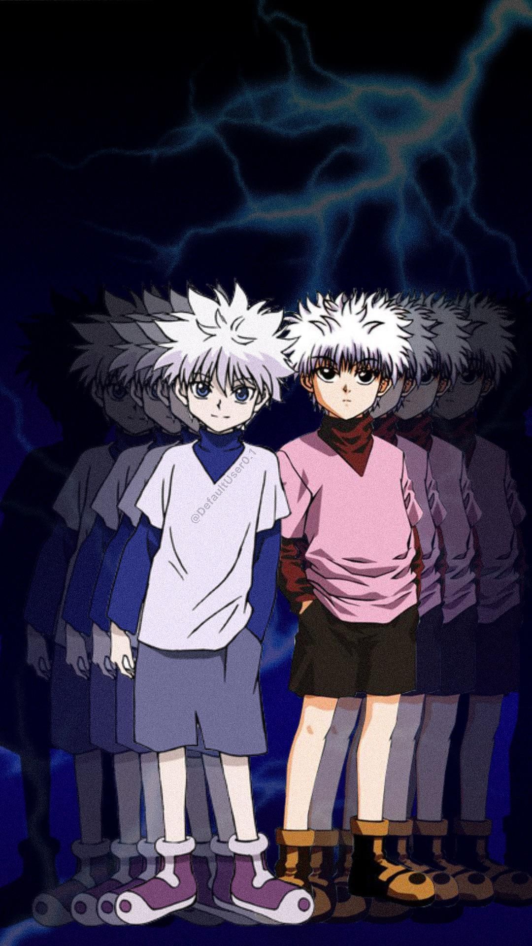 1080x1920 A Killua wallpaper I made with photohop, thought this sub would enjoy