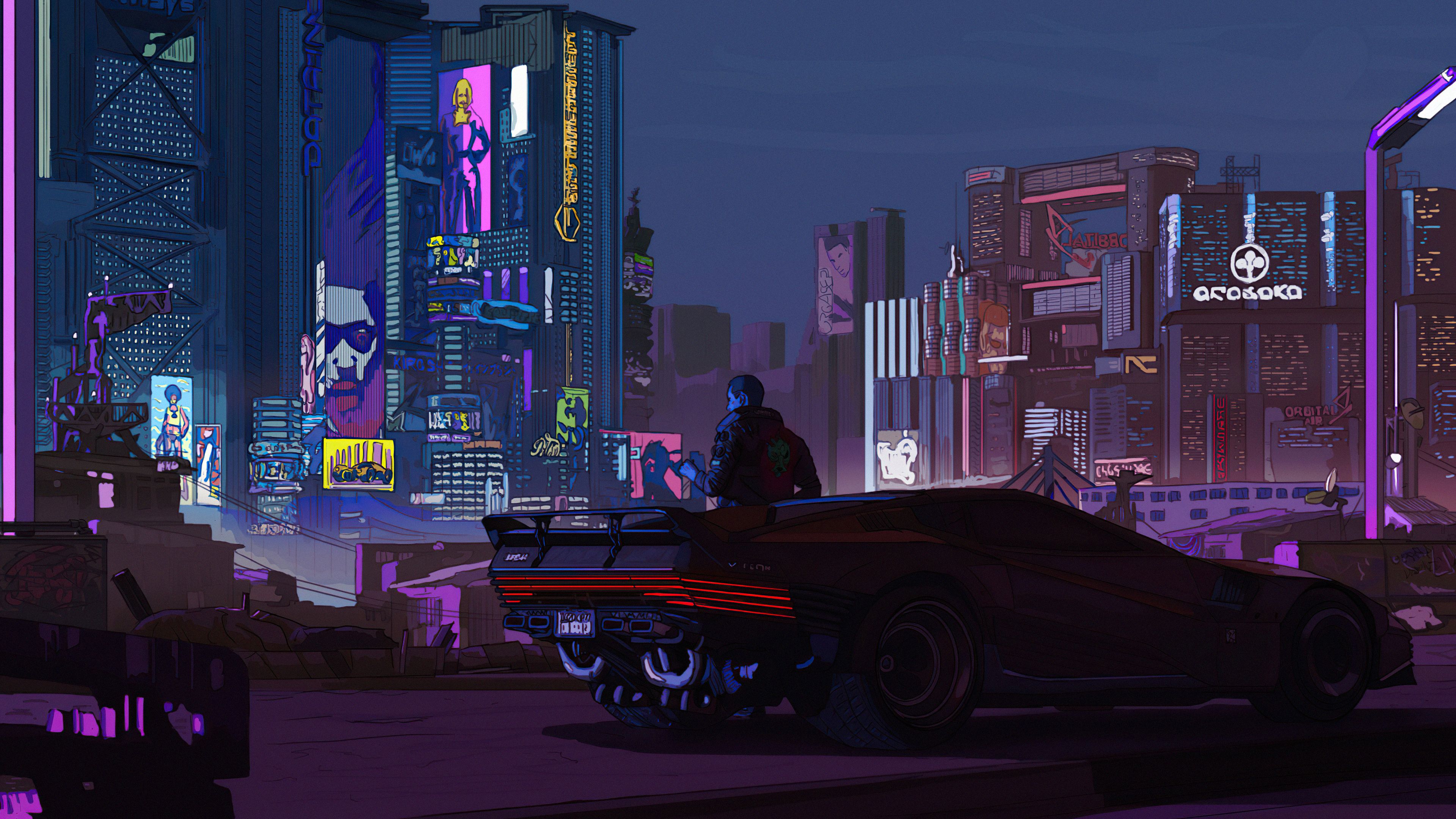 3840x2160 Night City Boy Cyberpunk 2077 4k Wallpaper, HD Games Wallpaper, 4k Wallpaper, Image, Background, Photos and Picture