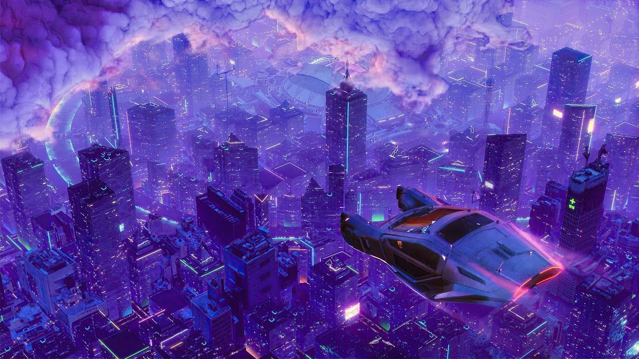 1280x720 Above The Neon City Hours Ultra HD 60fps