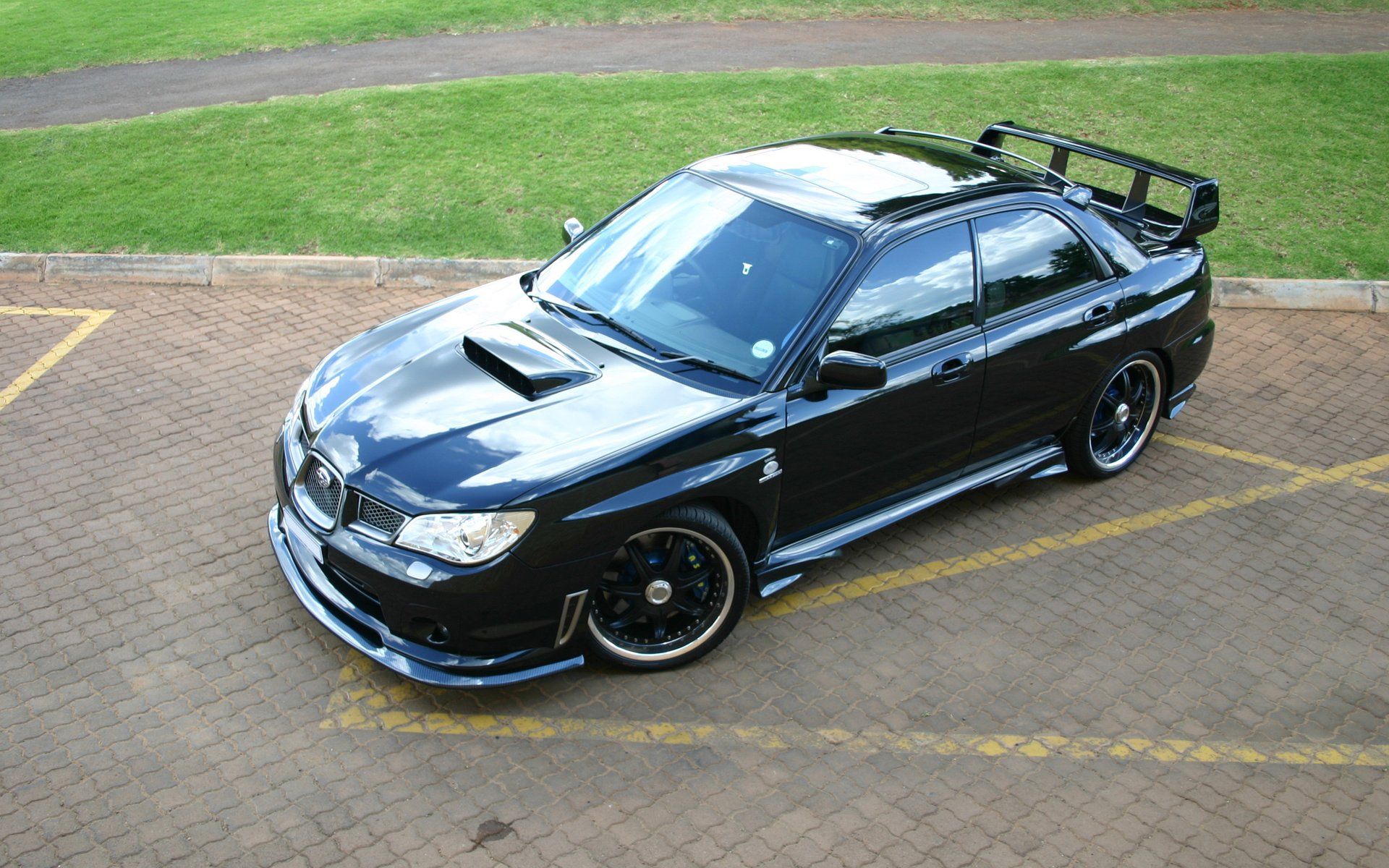 1920x1200 Midnight Subaru WRX Wagon