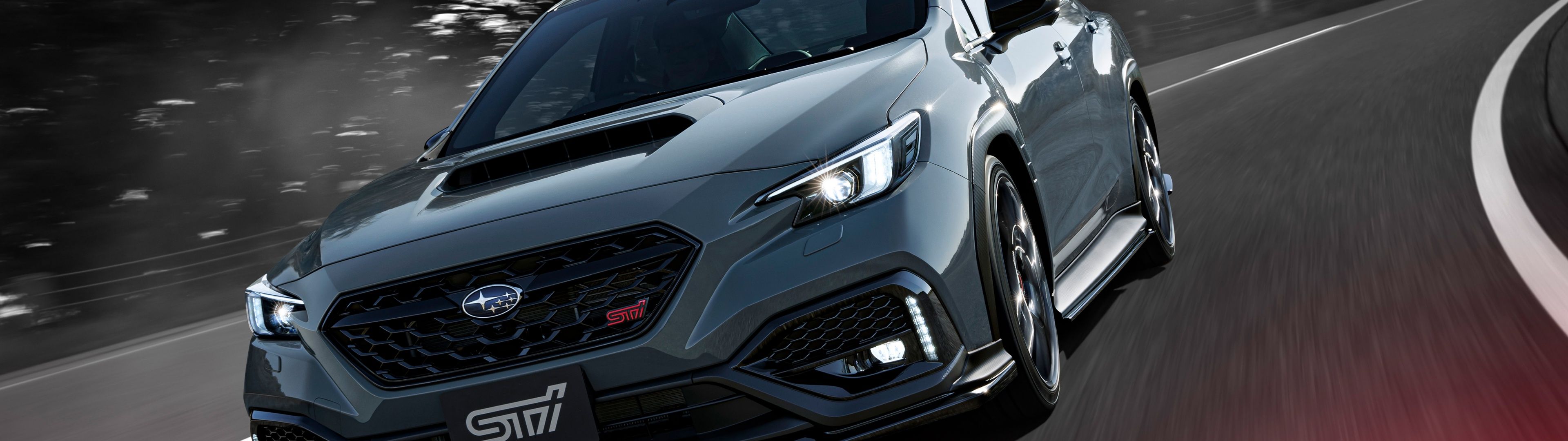 3840x1080 Subaru WRX S4 STI Sport 2024 5K Wallpaper