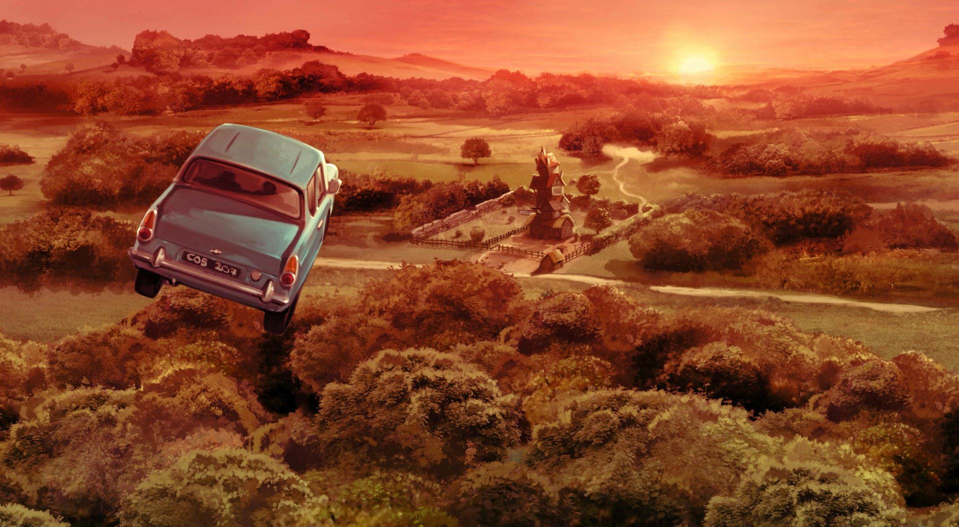 1920x1055 Harry Potter's Flying Ford Anglia