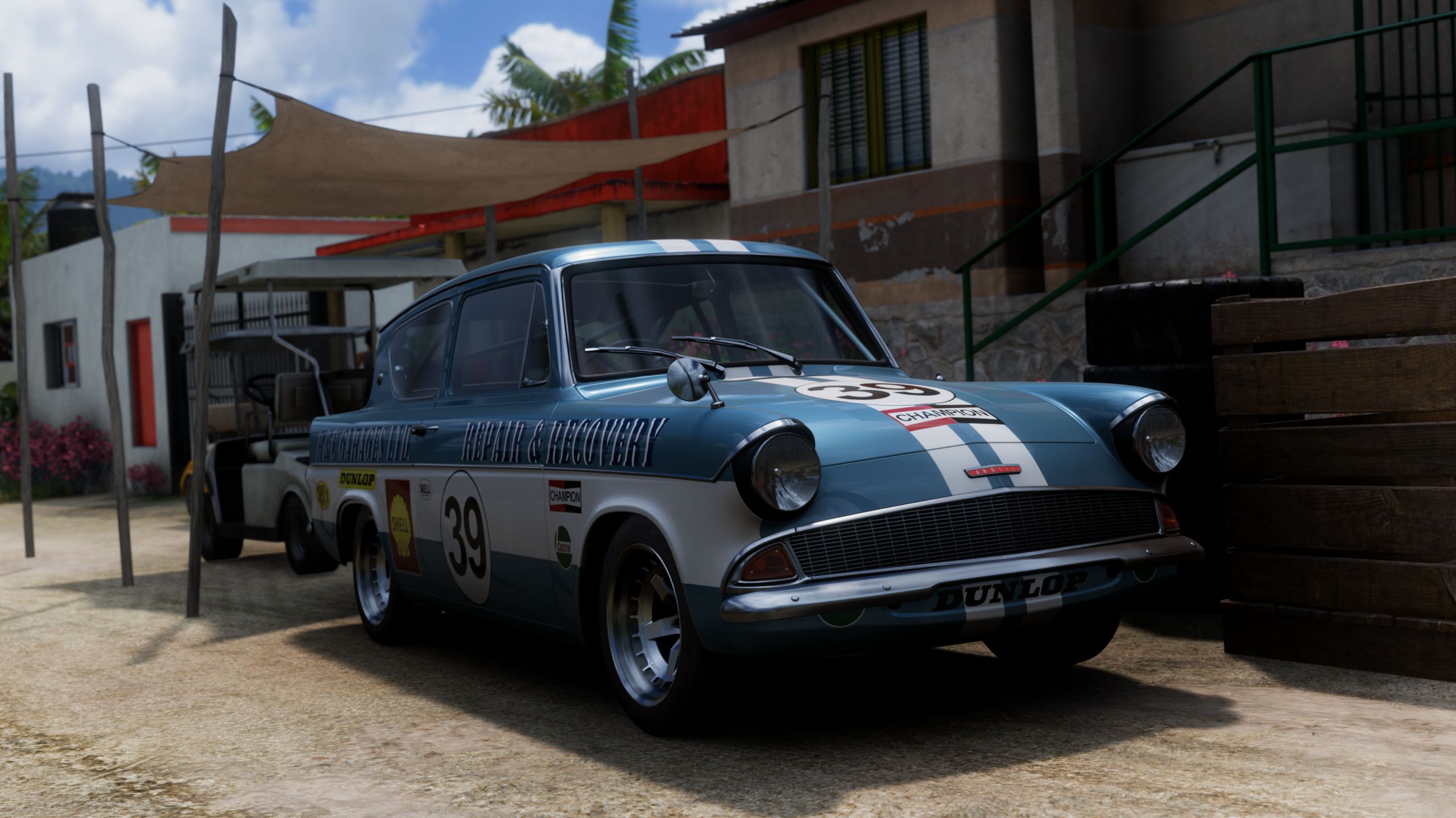 2560x1440 Ford Anglia 105E. Forza Horizon 5